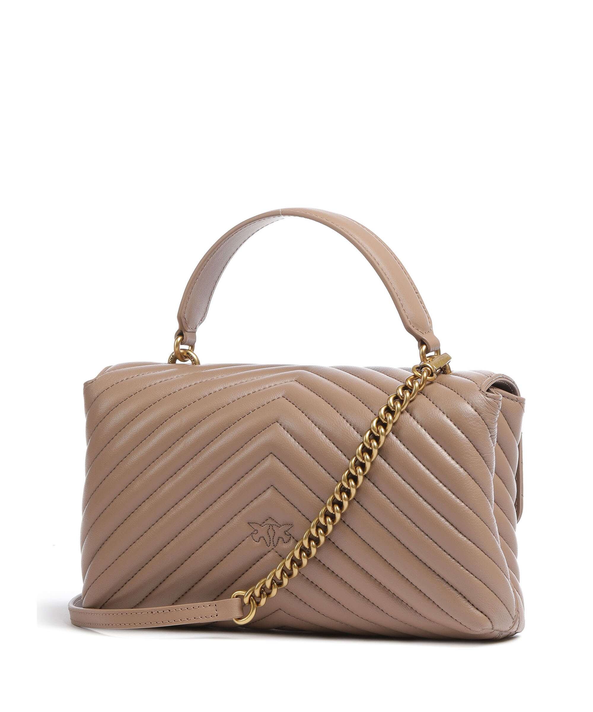 Pinko Love Lady Puff Classic Sac à main biscotto zenzero/antique gold - Image 2