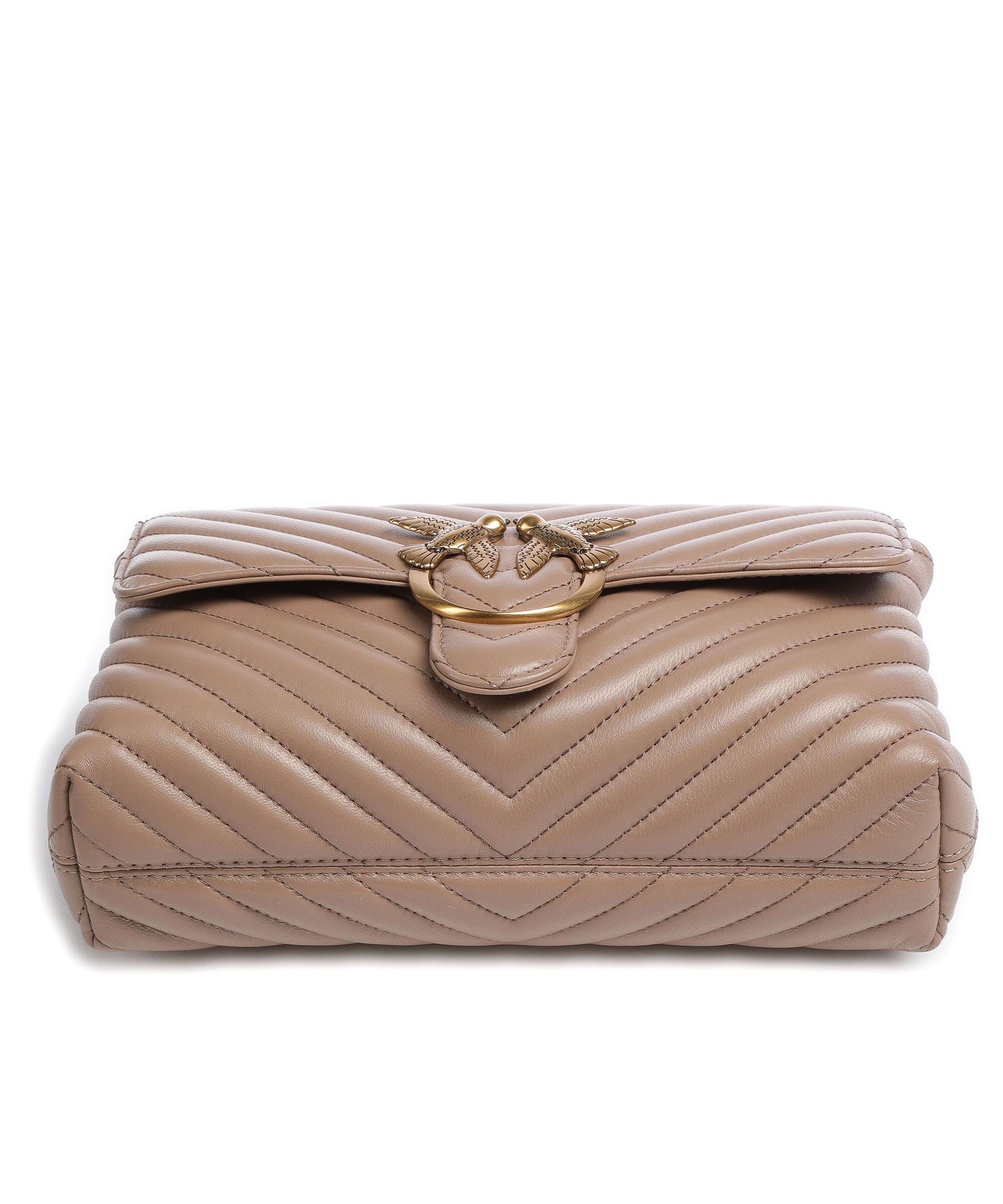 Pinko Love Lady Puff Classic Sac à main biscotto zenzero/antique gold - Image 5