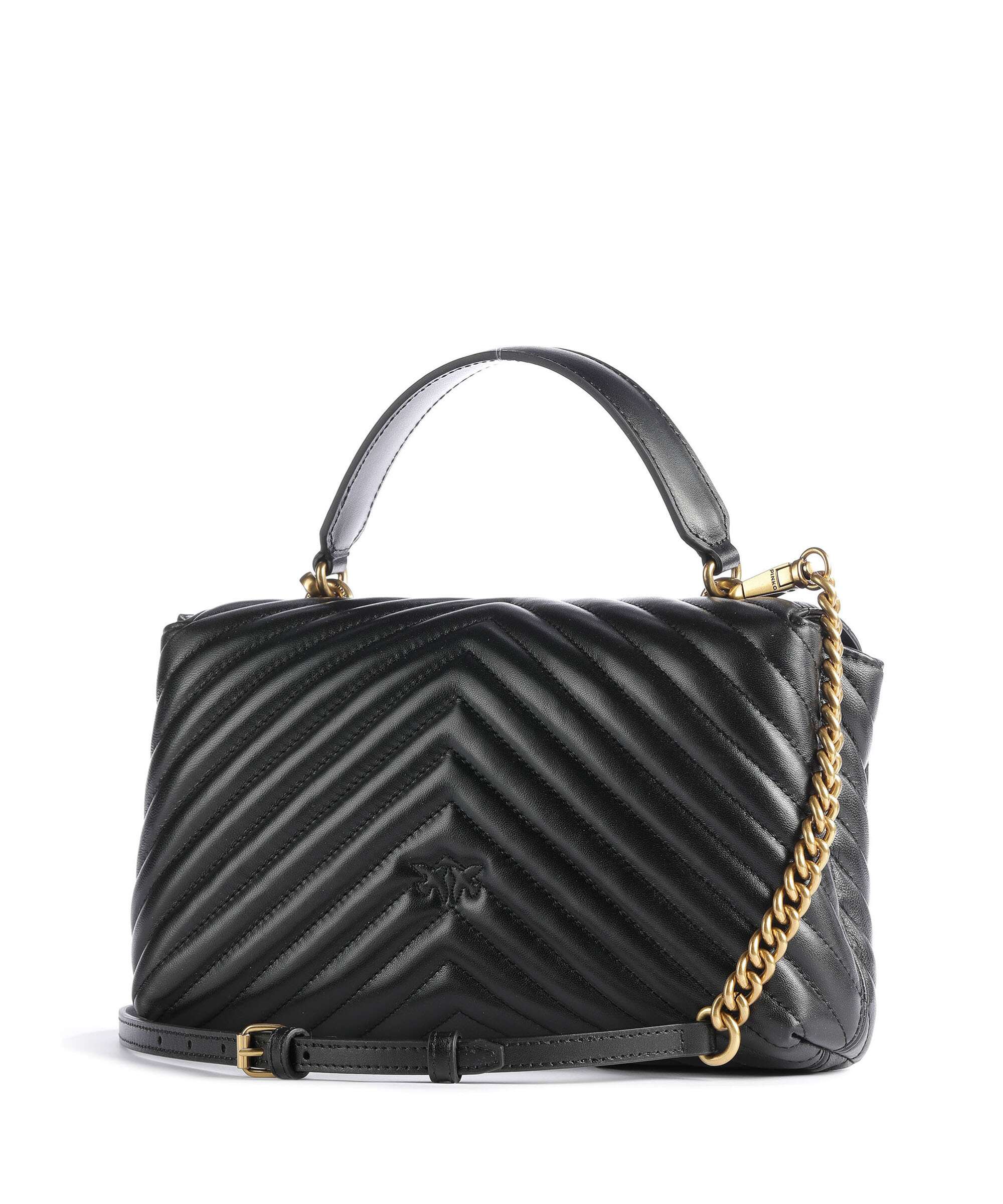 Pinko Love Lady Puff Classic Sac à main nero/antique gold - Image 2