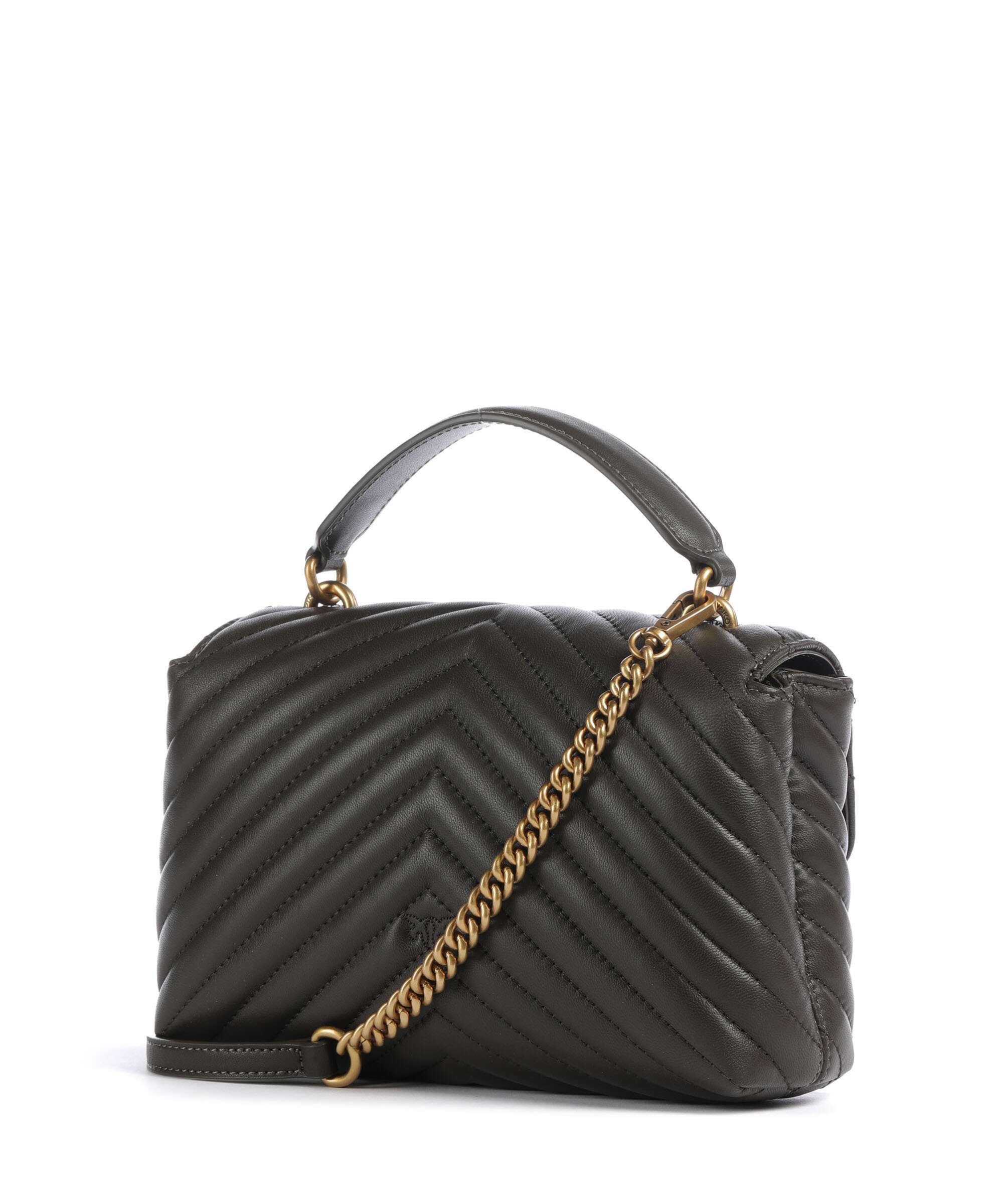 Pinko Love Lady Puff Mini Sac à main verde fango/antique gold - Image 2
