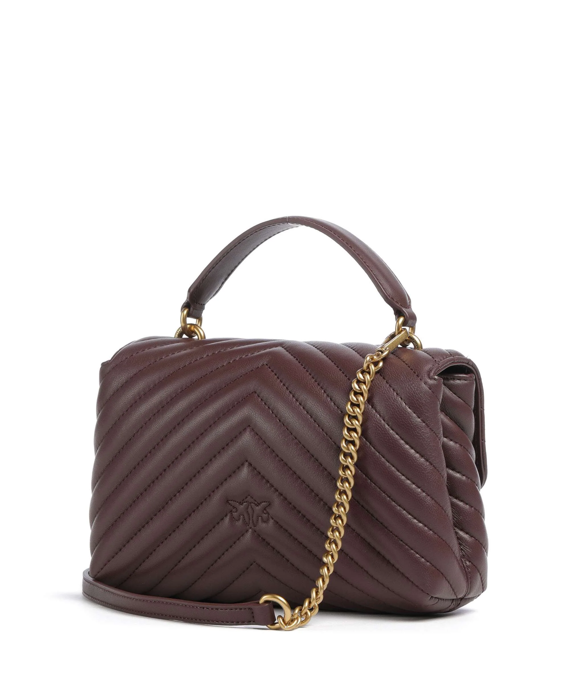 Pinko Love Lady Puff Mini Sac à main cioccolato amaro/antique gold - Image 2