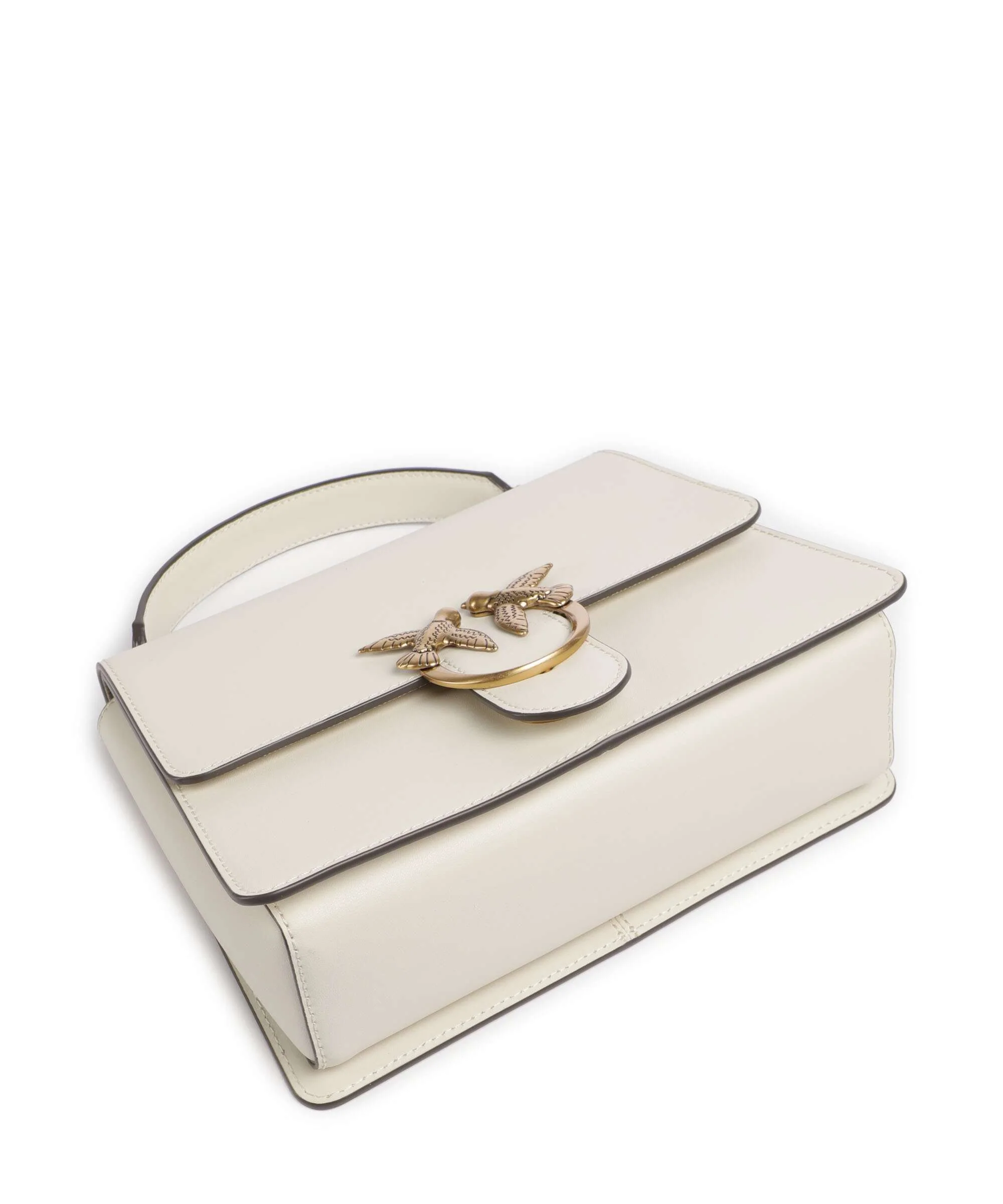 Pinko Love One Classic Sac à main bianco seta/antique gold - Image 5