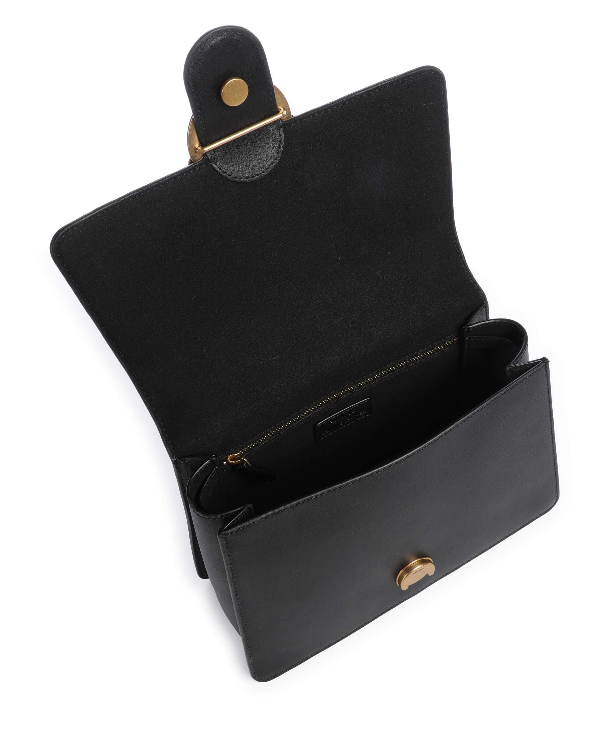 Pinko Love One Classic Sac à main nero/antique gold - Image 7
