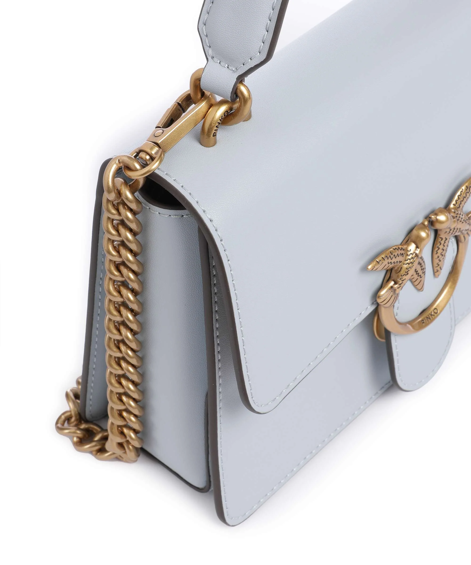 Pinko Love One Mini Sac à main azzurro celeste/antique gold - Image 4