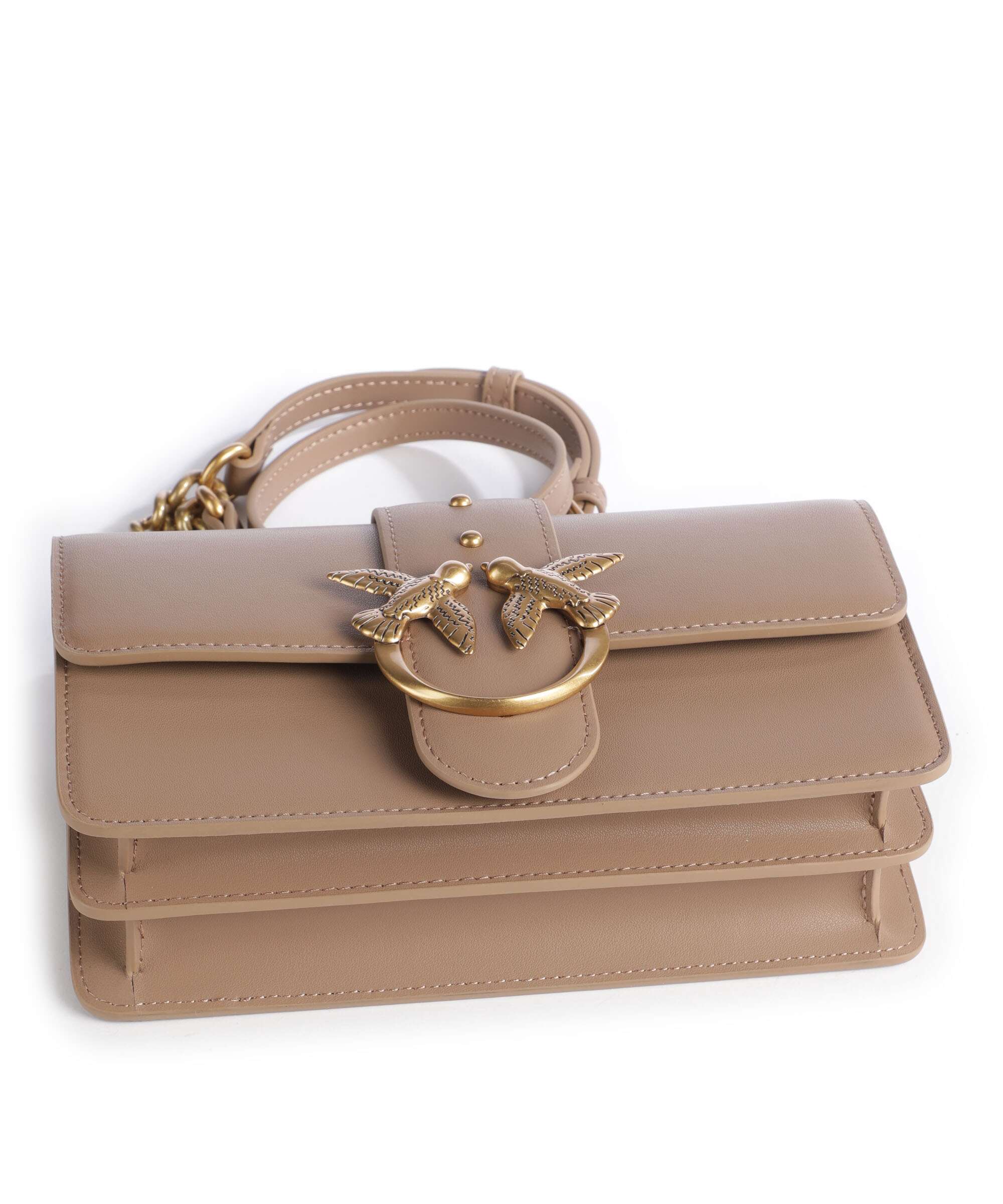 Pinko Love One Mini Sac bandoulière biscotto zenzero - Image 5
