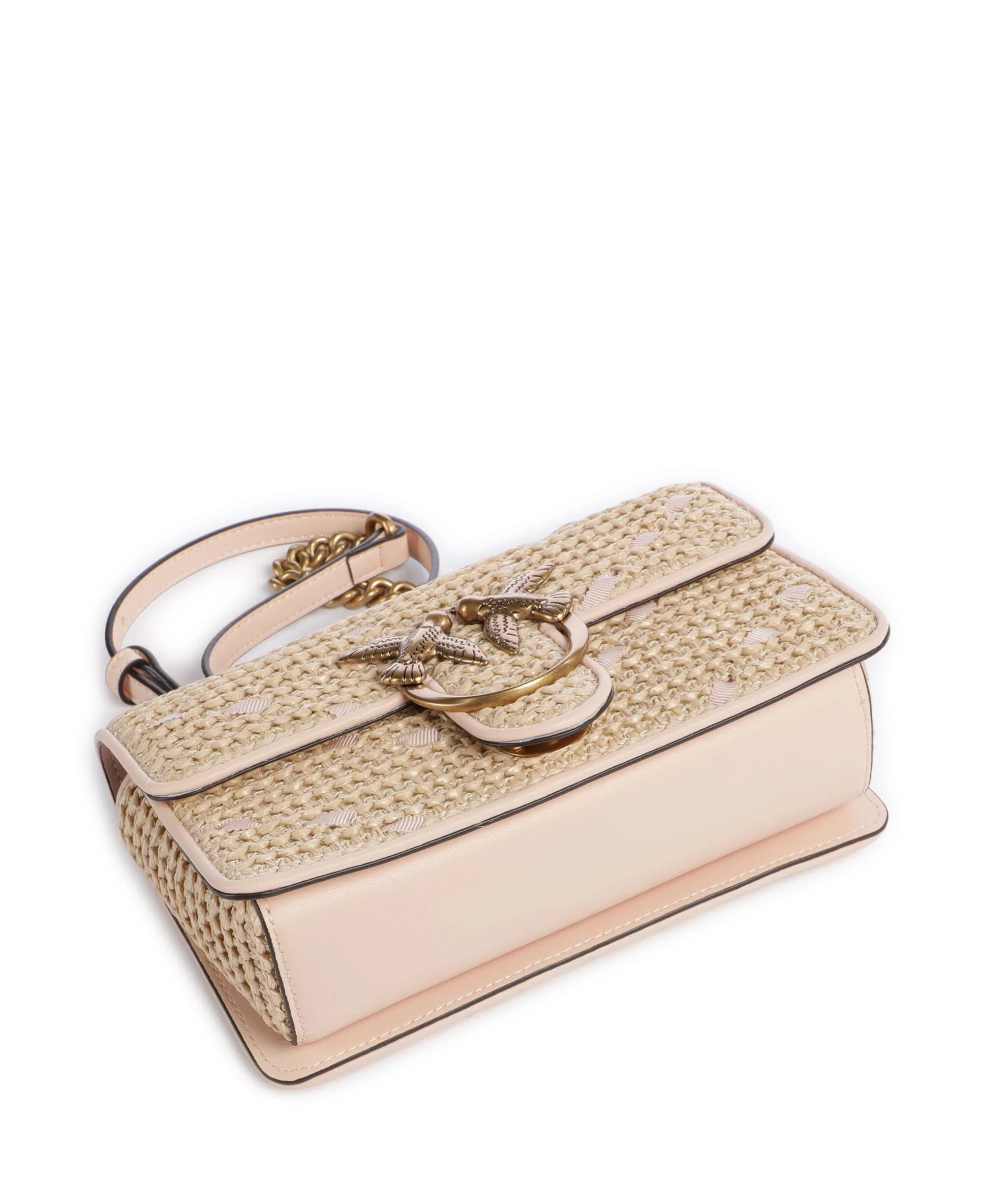 Pinko Love One Mini Sac bandoulière paglia/rosa/antique gold - Image 5