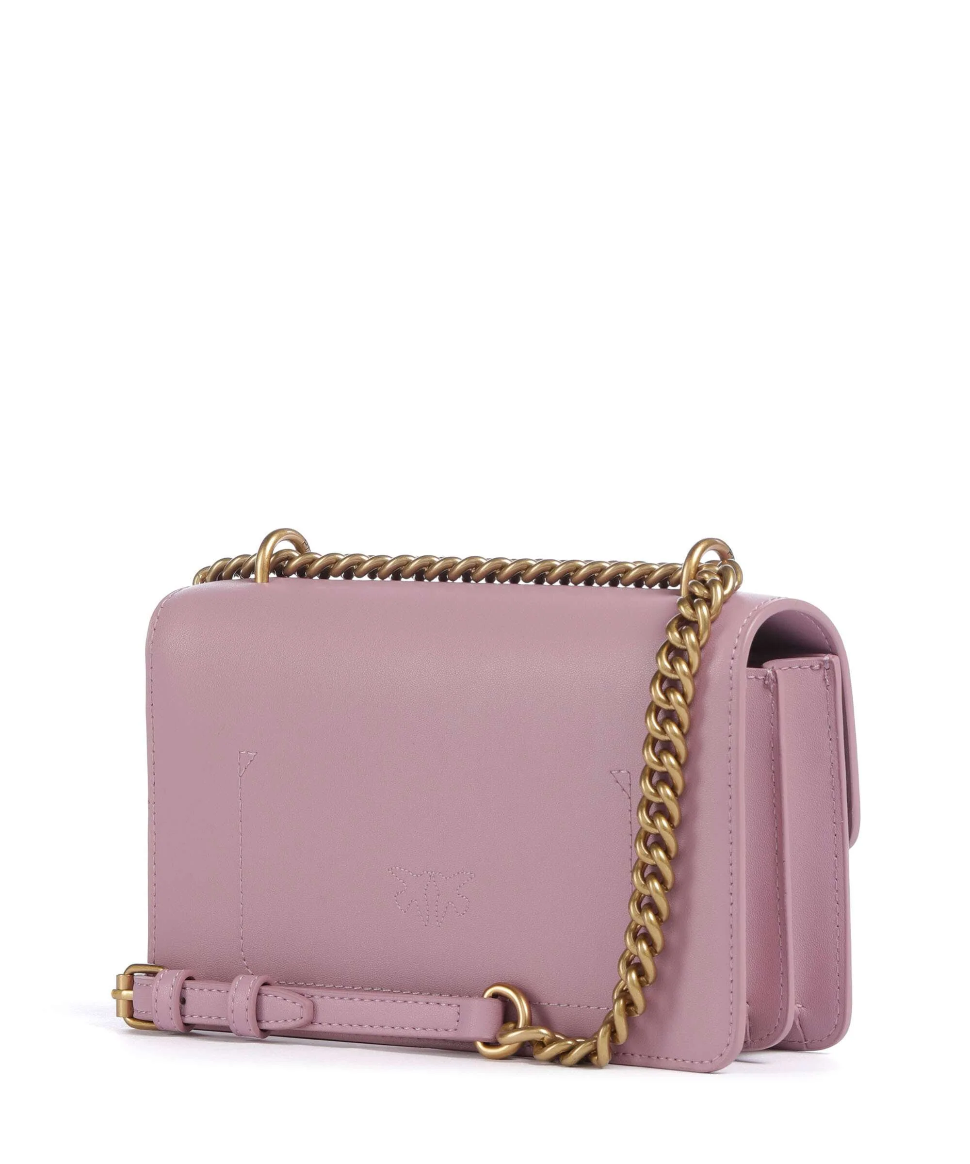 Pinko Love One Mini Sac porté épaule viola/antique gold - Image 2