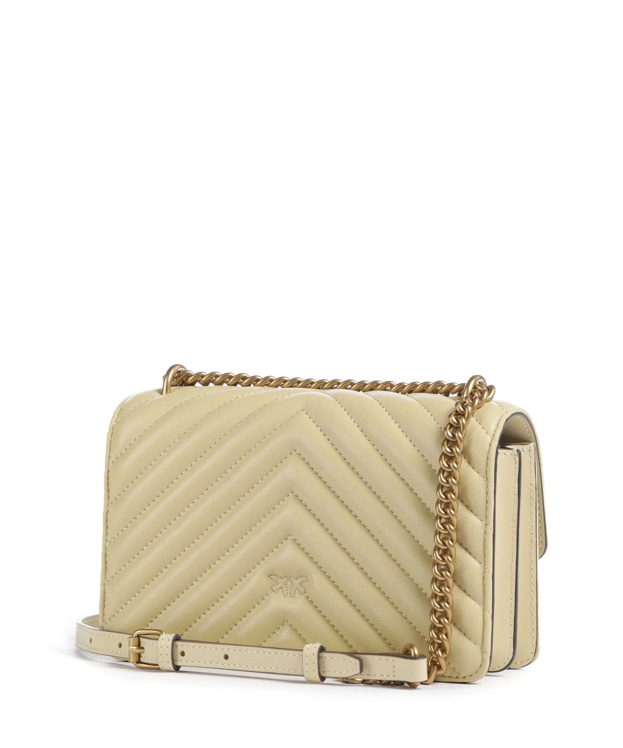 Pinko Love One Mini Sac porté épaule giallo vaniglia/antique gold - Image 2