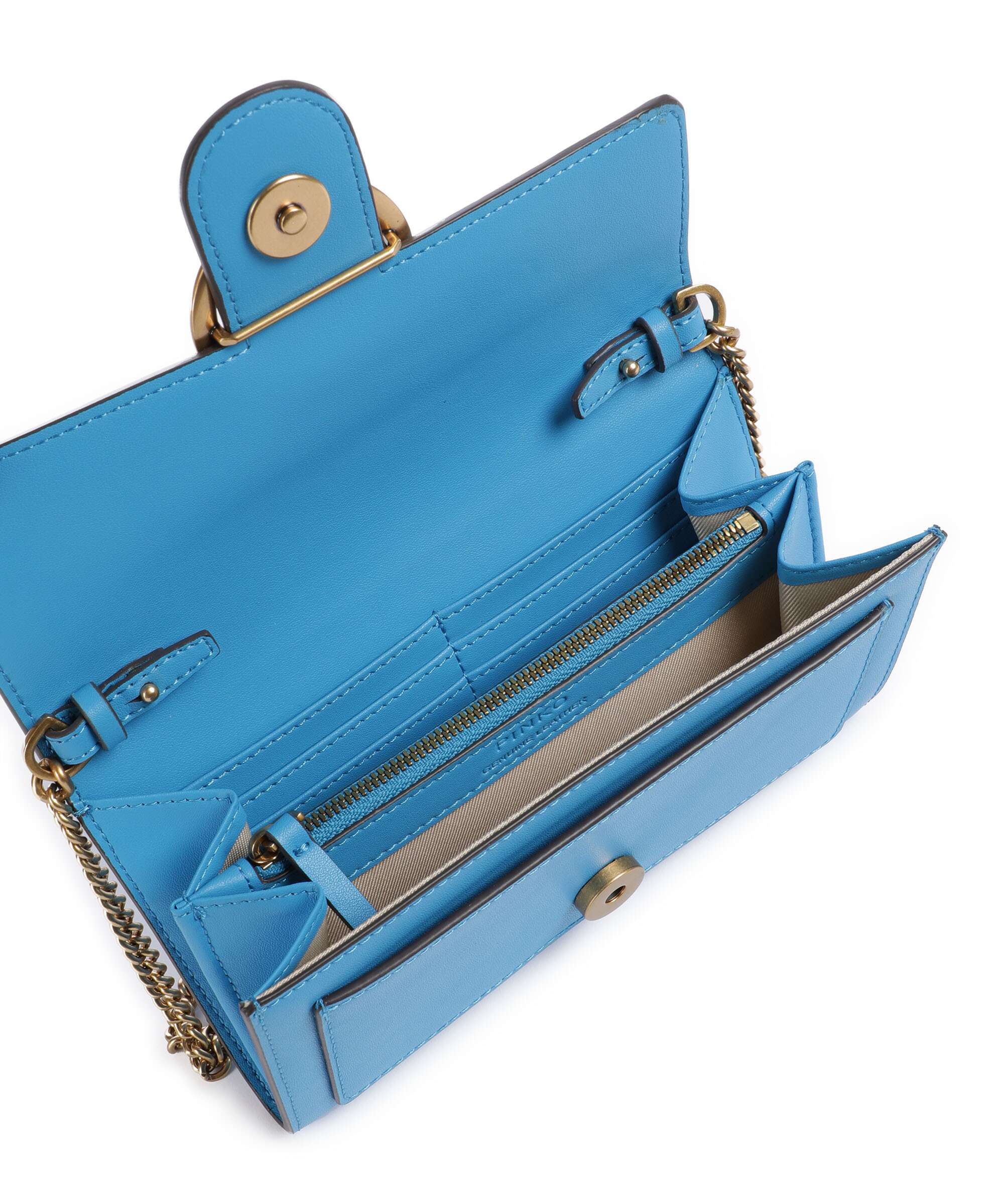 Pinko Love One Portefeuille azzurro dresda/antique gold - Image 6