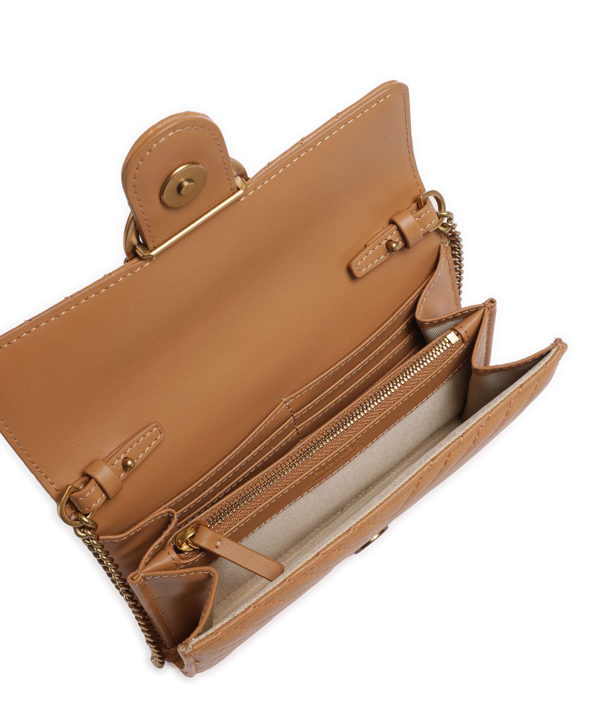 Pinko Love One Portefeuille torrone/antique gold - Image 6