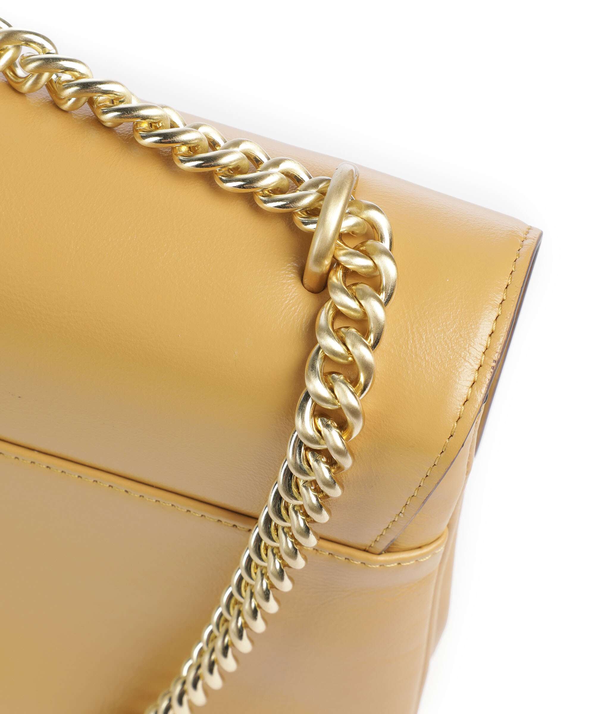 Pinko Love One Soft Big Sac porté épaule torroncino/matt gold - Image 5