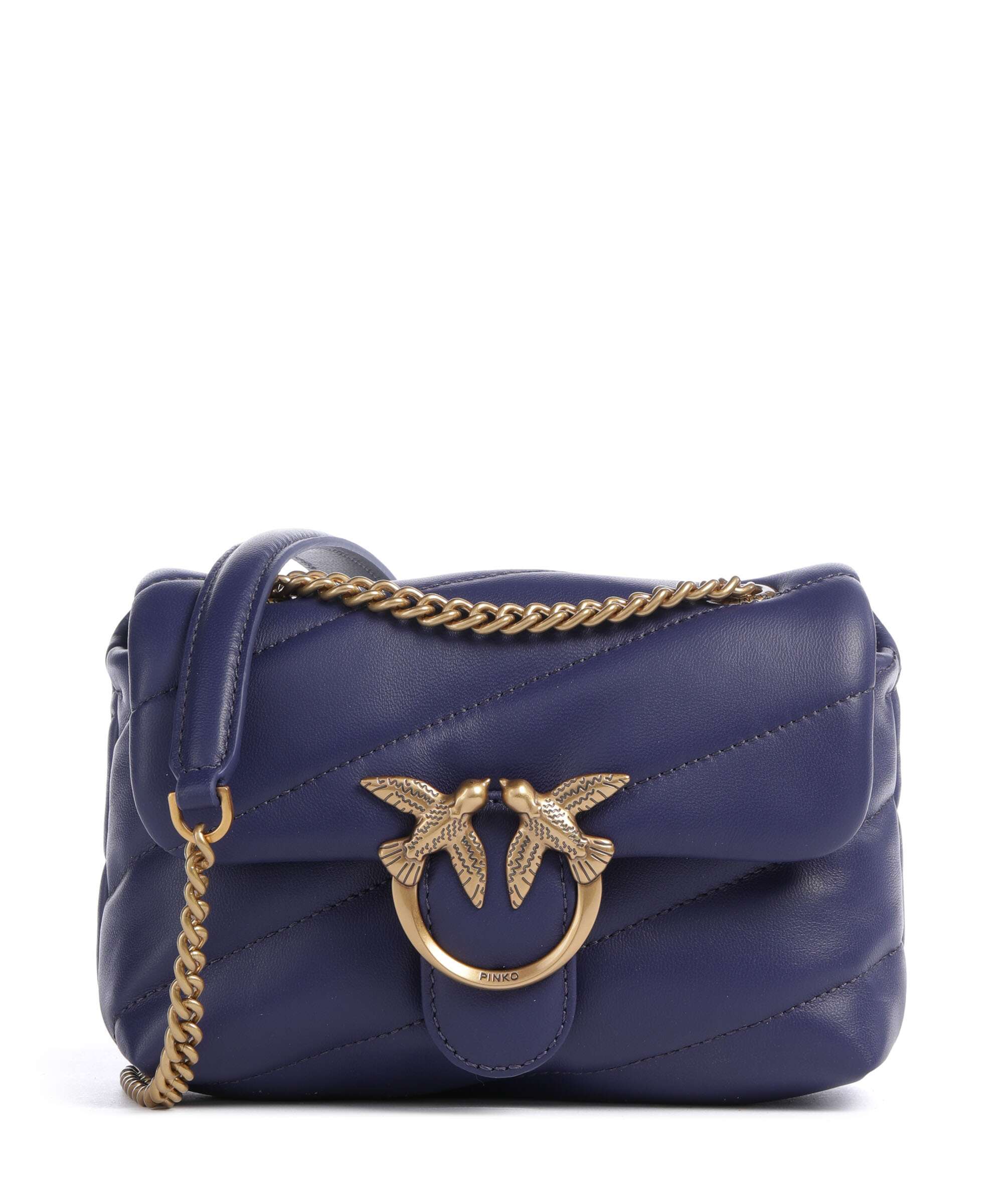 Pinko Love Puff Baby Sac porté épaule viola/antique gold