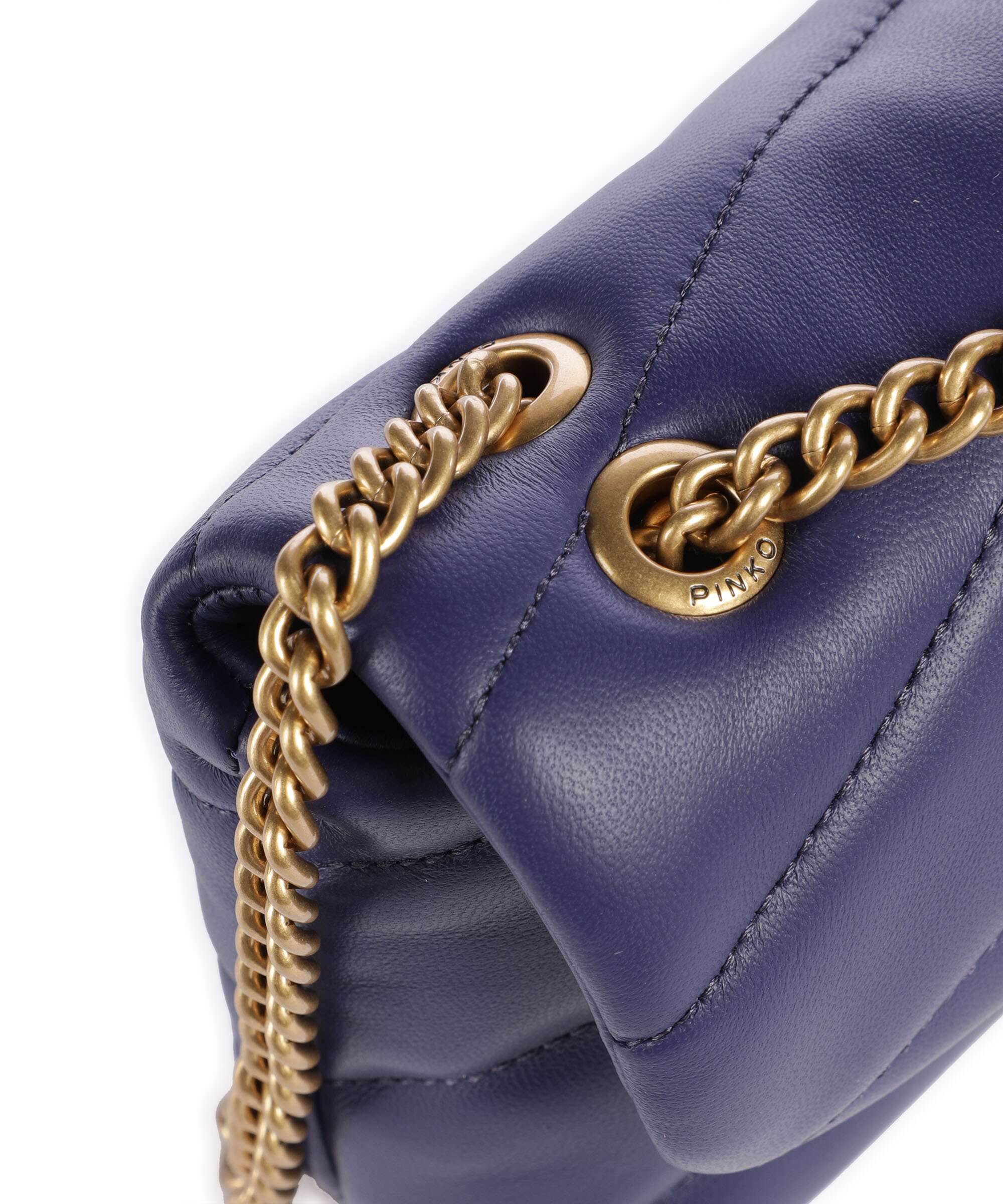 Pinko Love Puff Baby Sac porté épaule viola/antique gold - Image 5