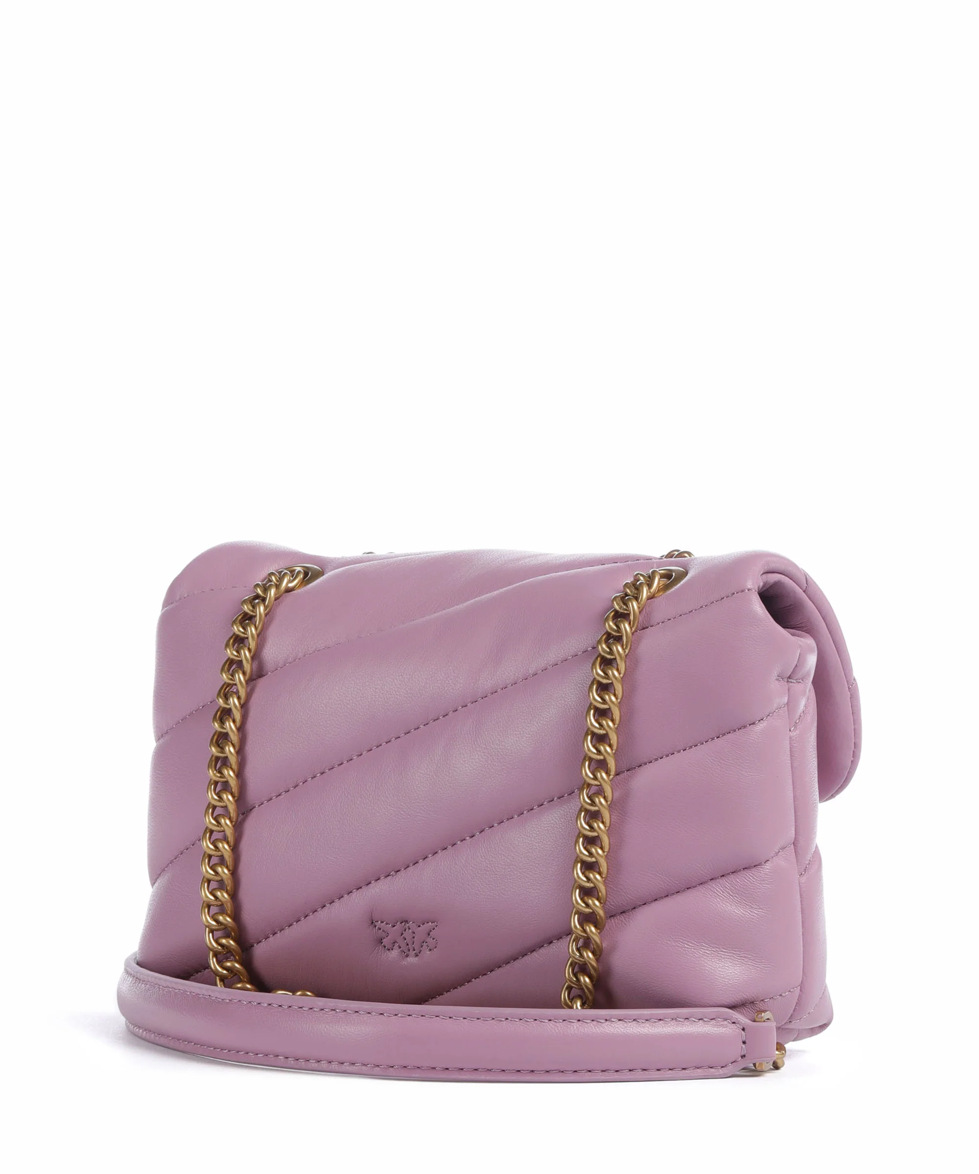 Pinko Love Puff Baby Sac porté épaule lilla/antique gold - Image 2