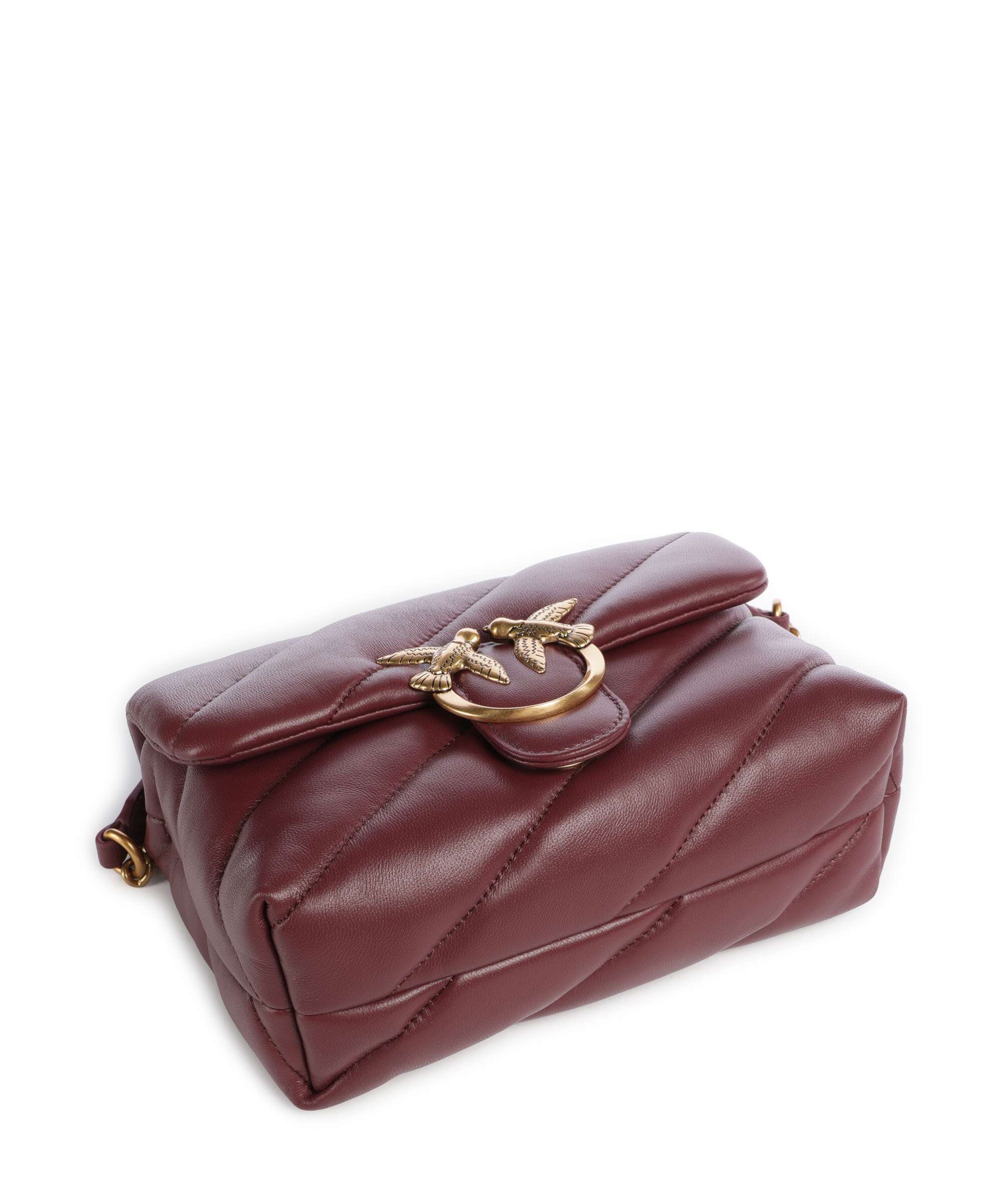 Pinko Love Puff Mini Sac porté épaule ribes intenso/antique gold - Image 4