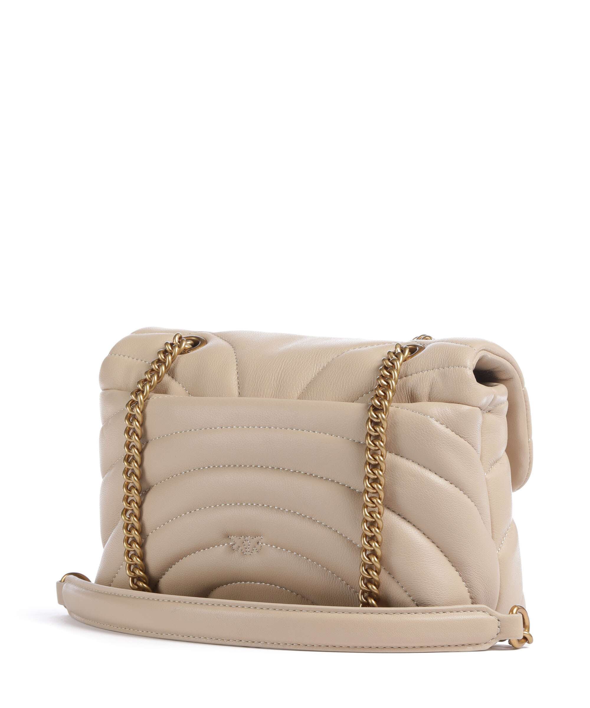Pinko Love Puff Mini Sac porté épaule beige/grigio fumo/antique gold - Image 2