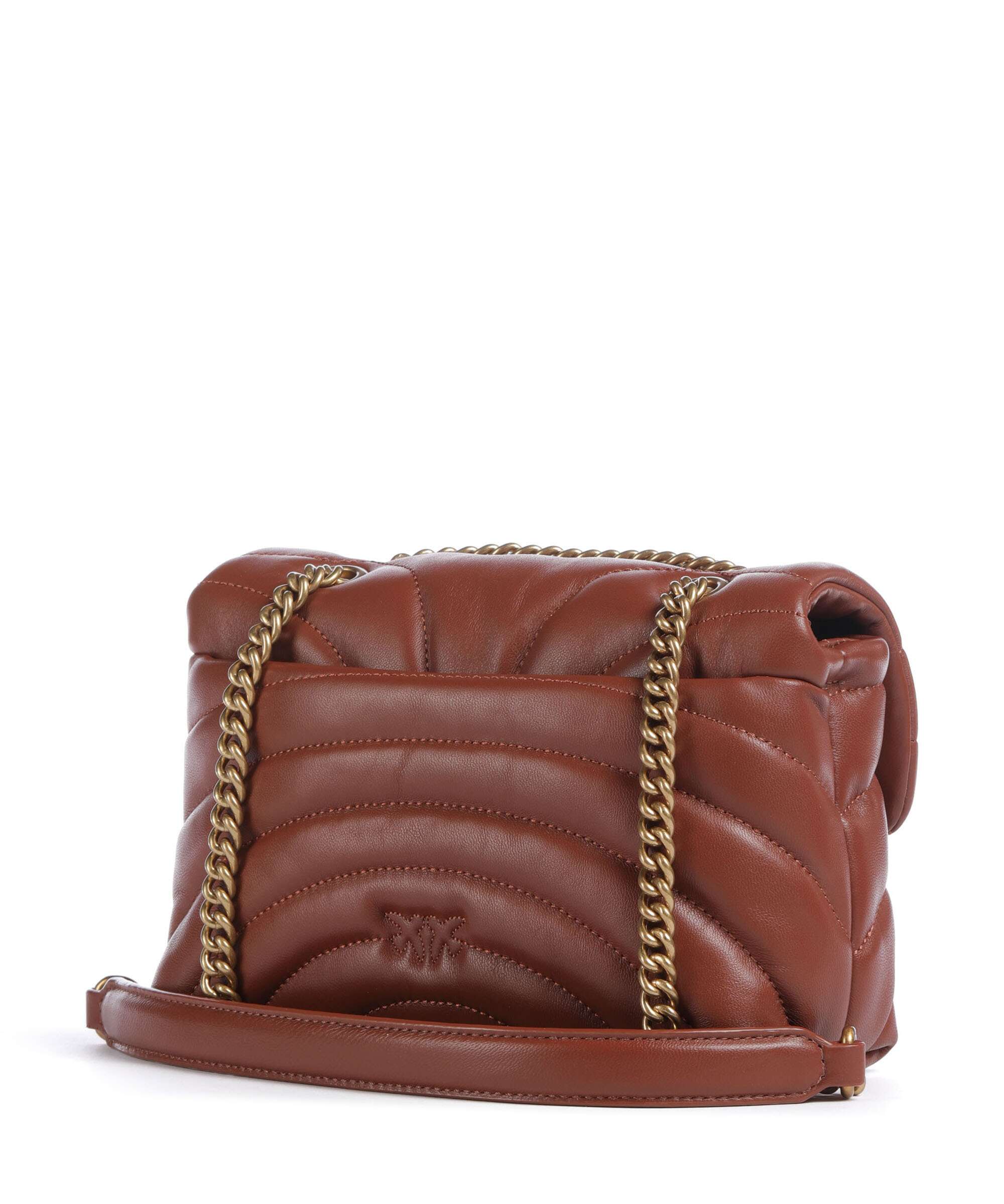 Pinko Love Puff Mini Sac porté épaule arabo/antique gold - Image 2