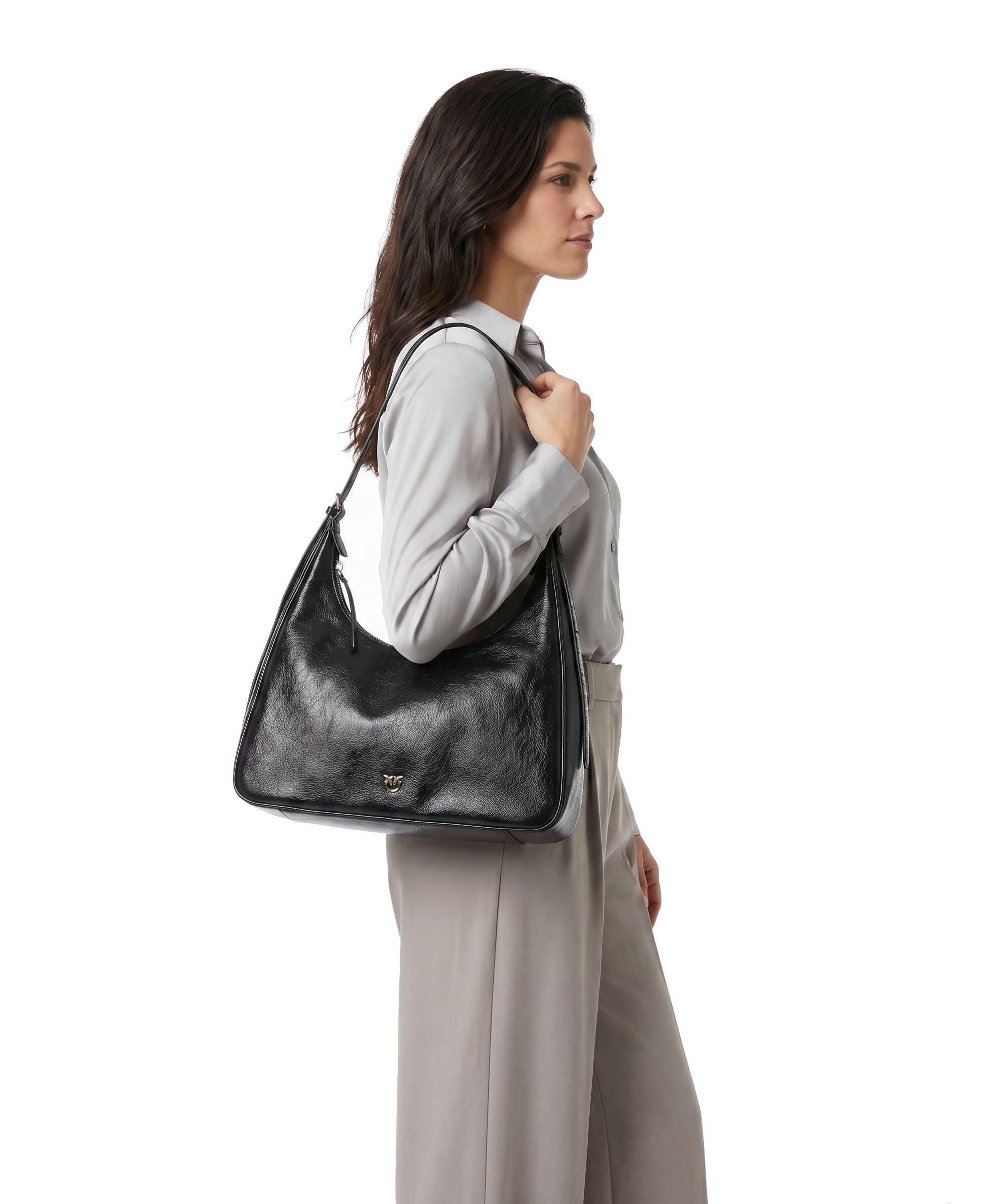 Pinko Miss Pinko Classic Sac fourre-tout nero limousine/oro - Image 3