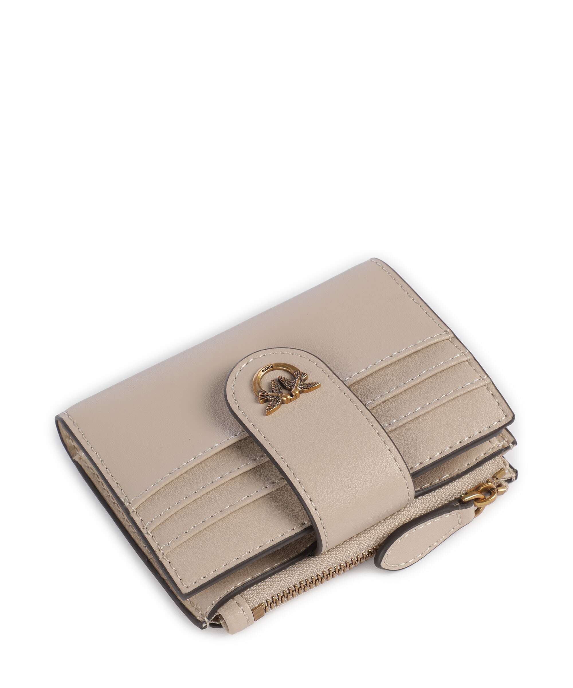 Pinko Portefeuille beige/grigio fumo/antique gold - Image 4