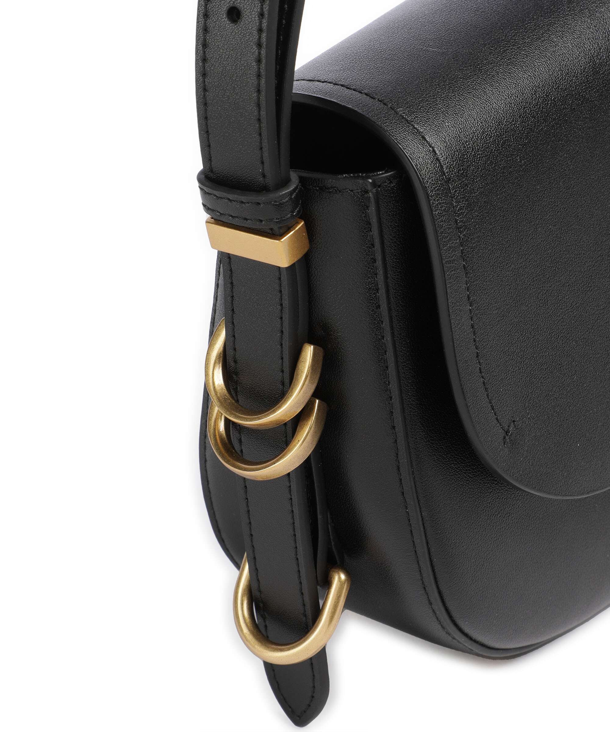 Pinko Saddle Mini Sac bandoulière nero/antique gold - Image 4