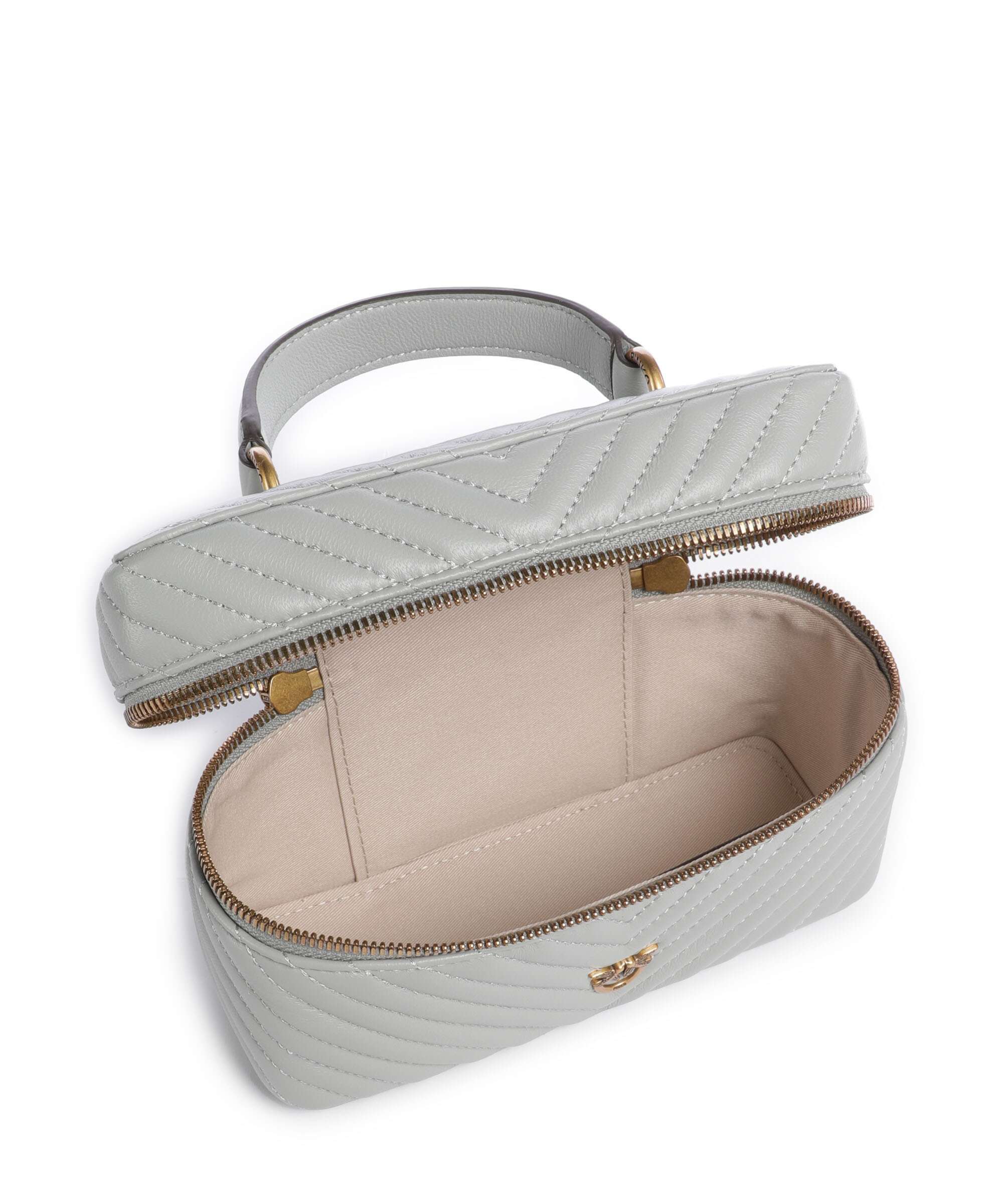Pinko Vanity Mini Sac à main grigio perla/antique gold - Image 6