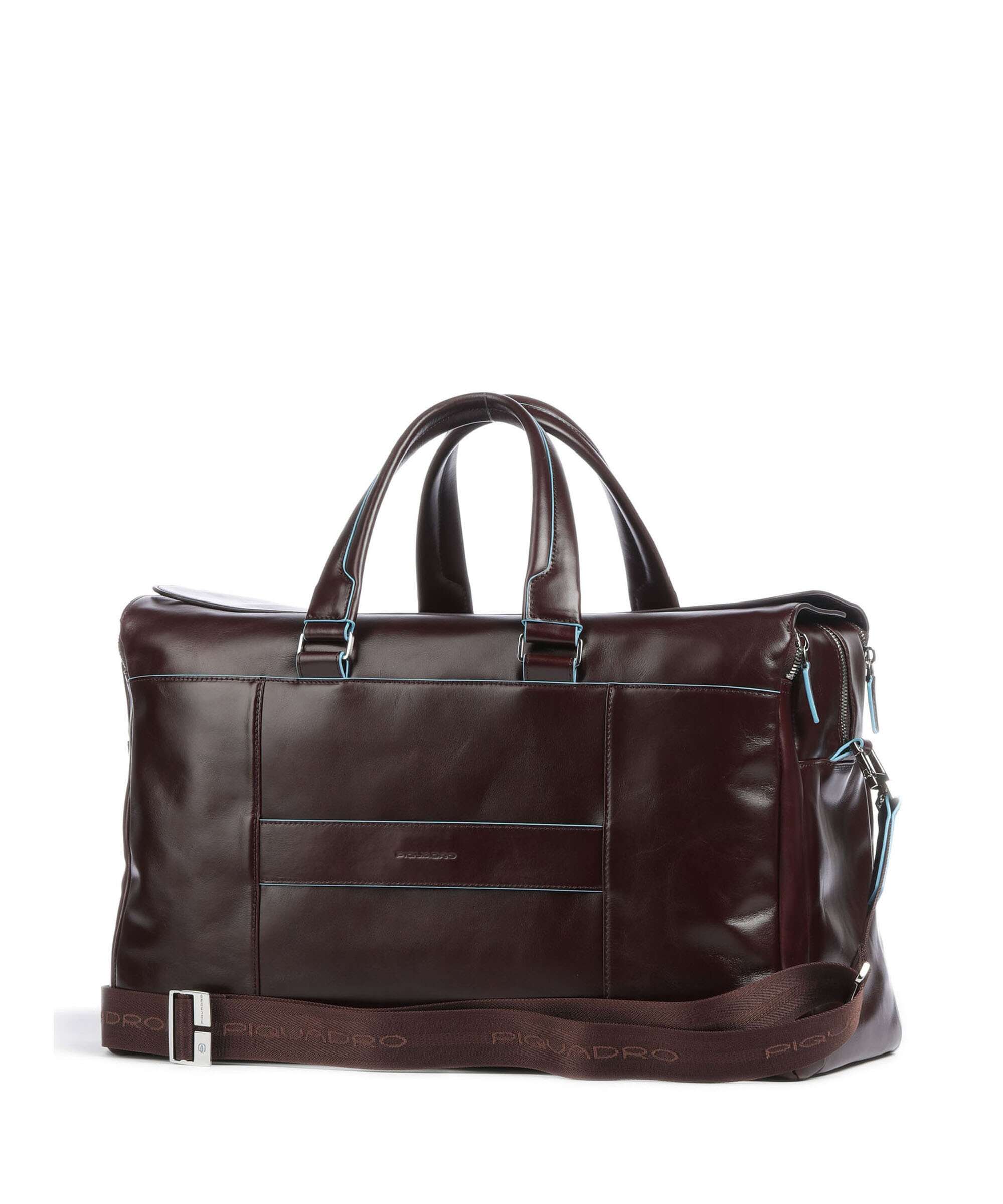 Piquadro Blue Square Sac week-end mahogany - Image 2