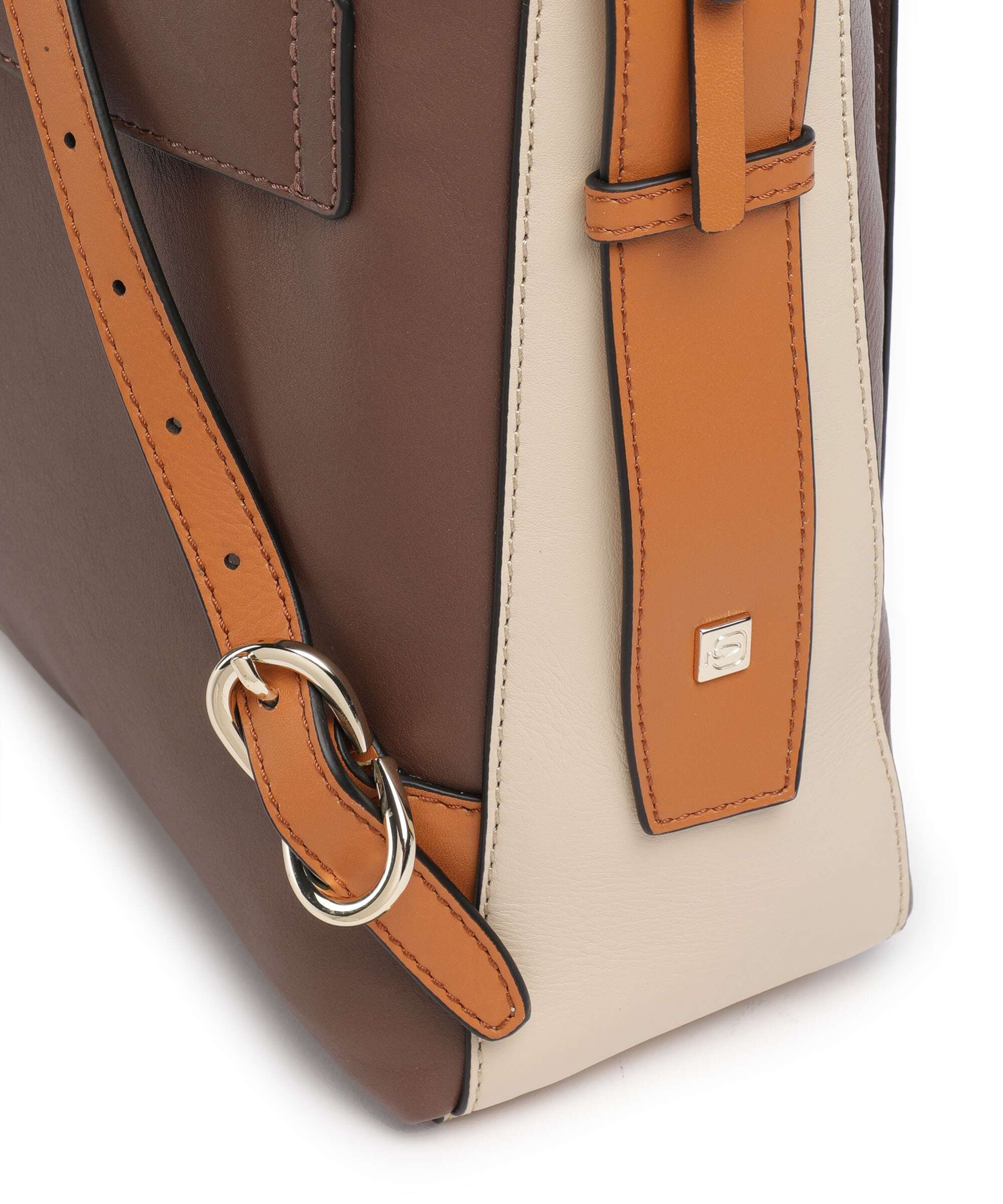Piquadro Circle Sac à dos d'ordinateur marrone/beige - Image 4
