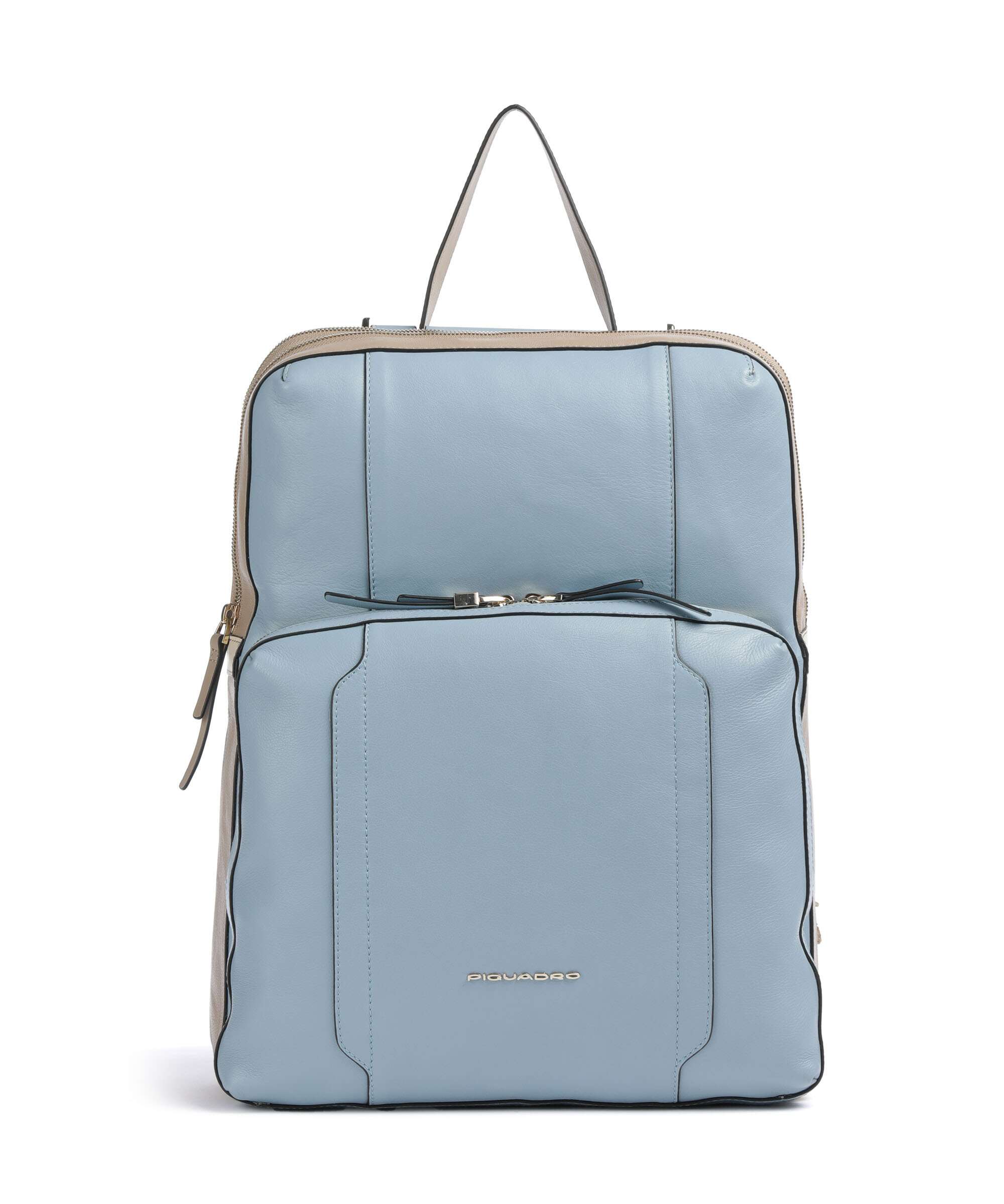 Piquadro Circle Sac à dos d'ordinateur light blue/beige