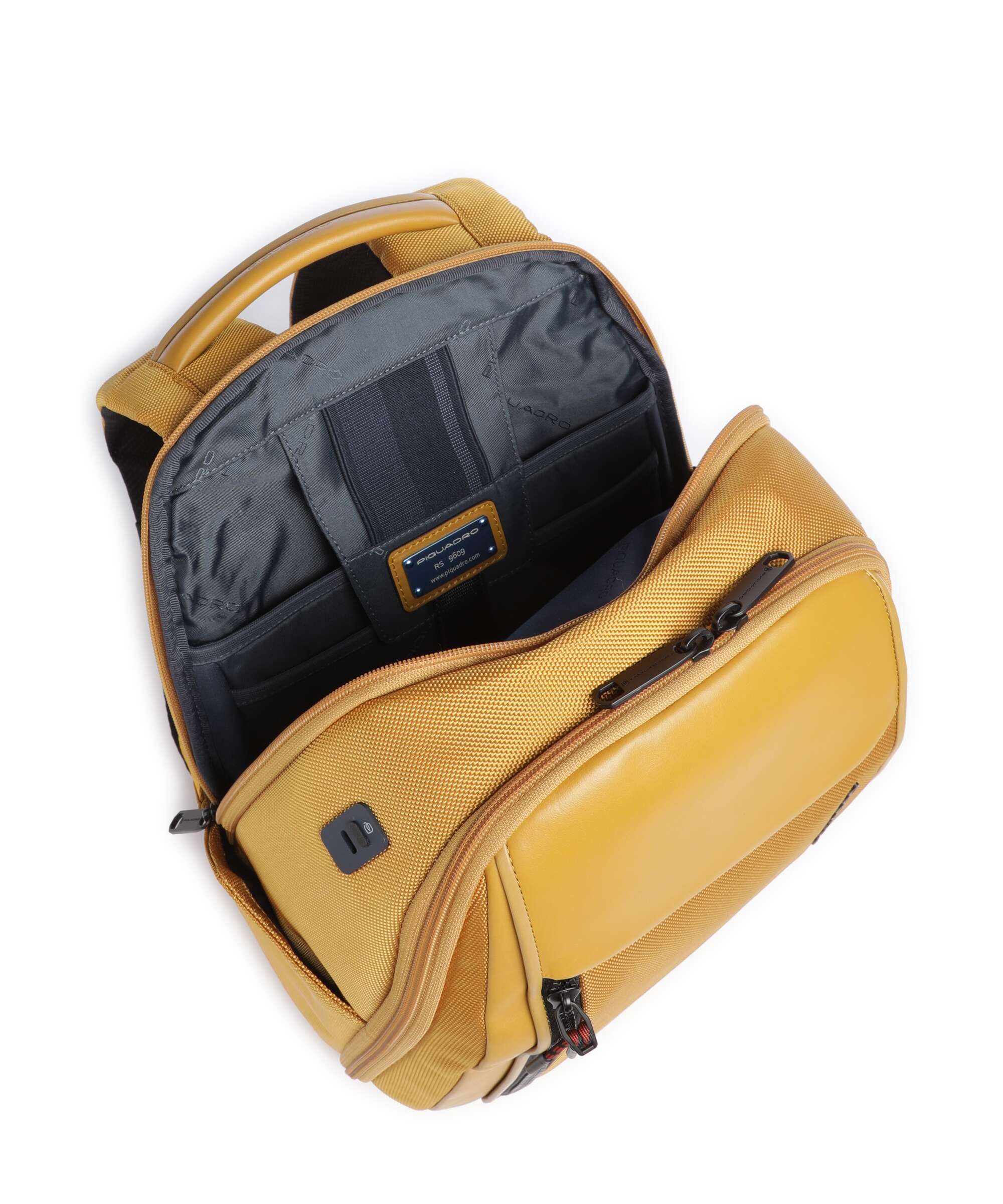 Piquadro Lyss Ryanair Sac à dos de voyage yellow - Image 7