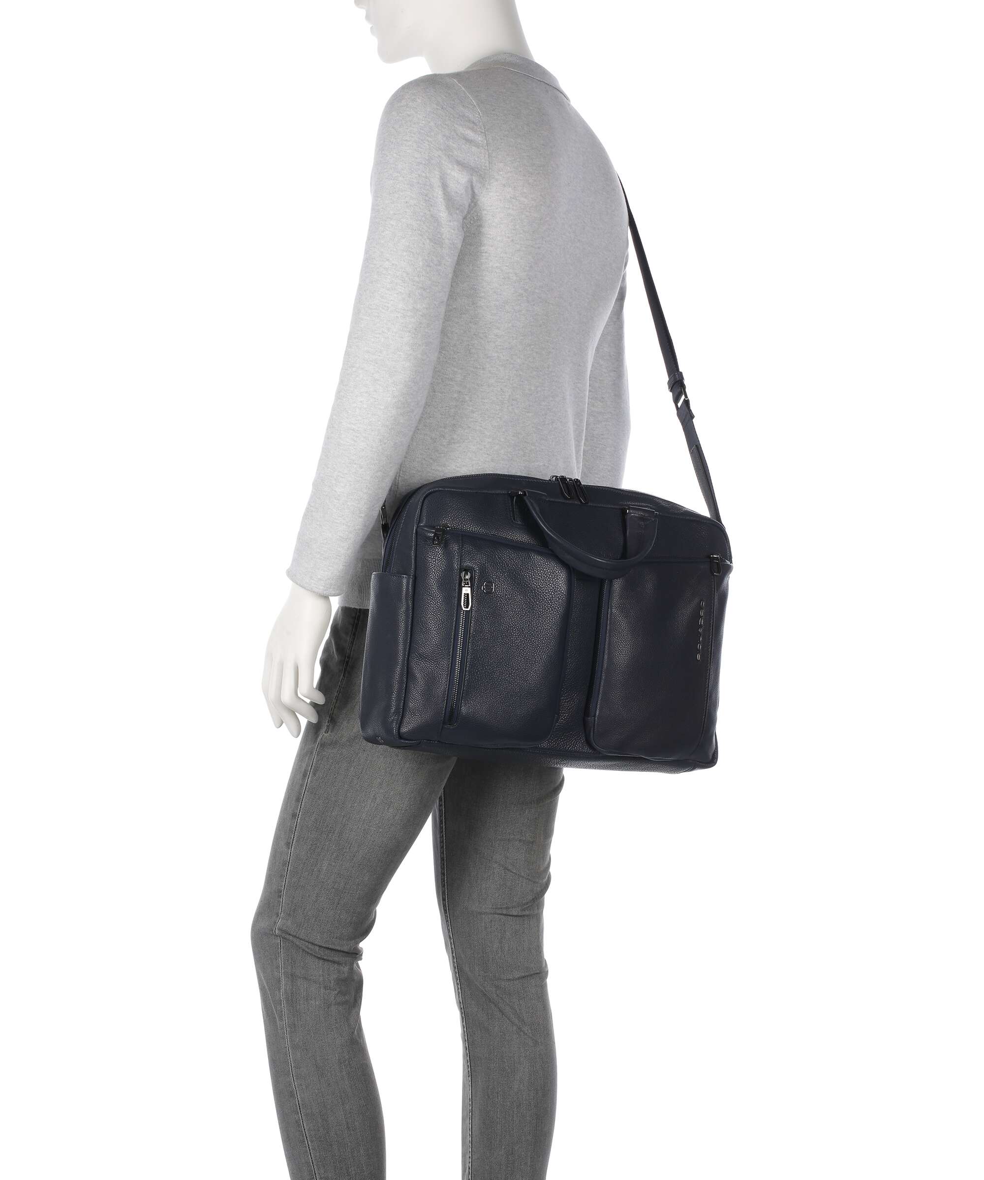 Piquadro S134 Porte-document blue - Image 3