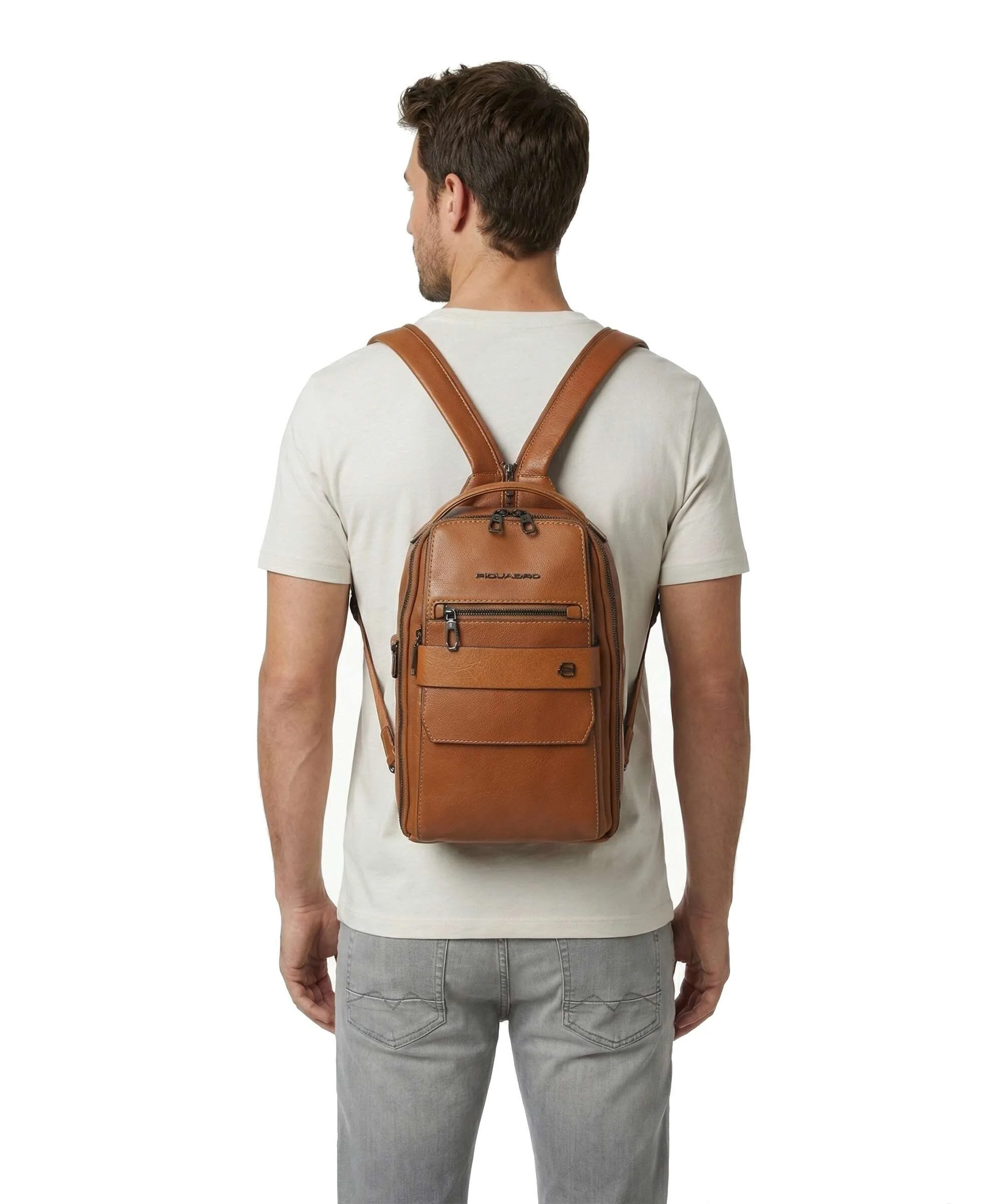 Piquadro Solm Sac sling beige - Image 3