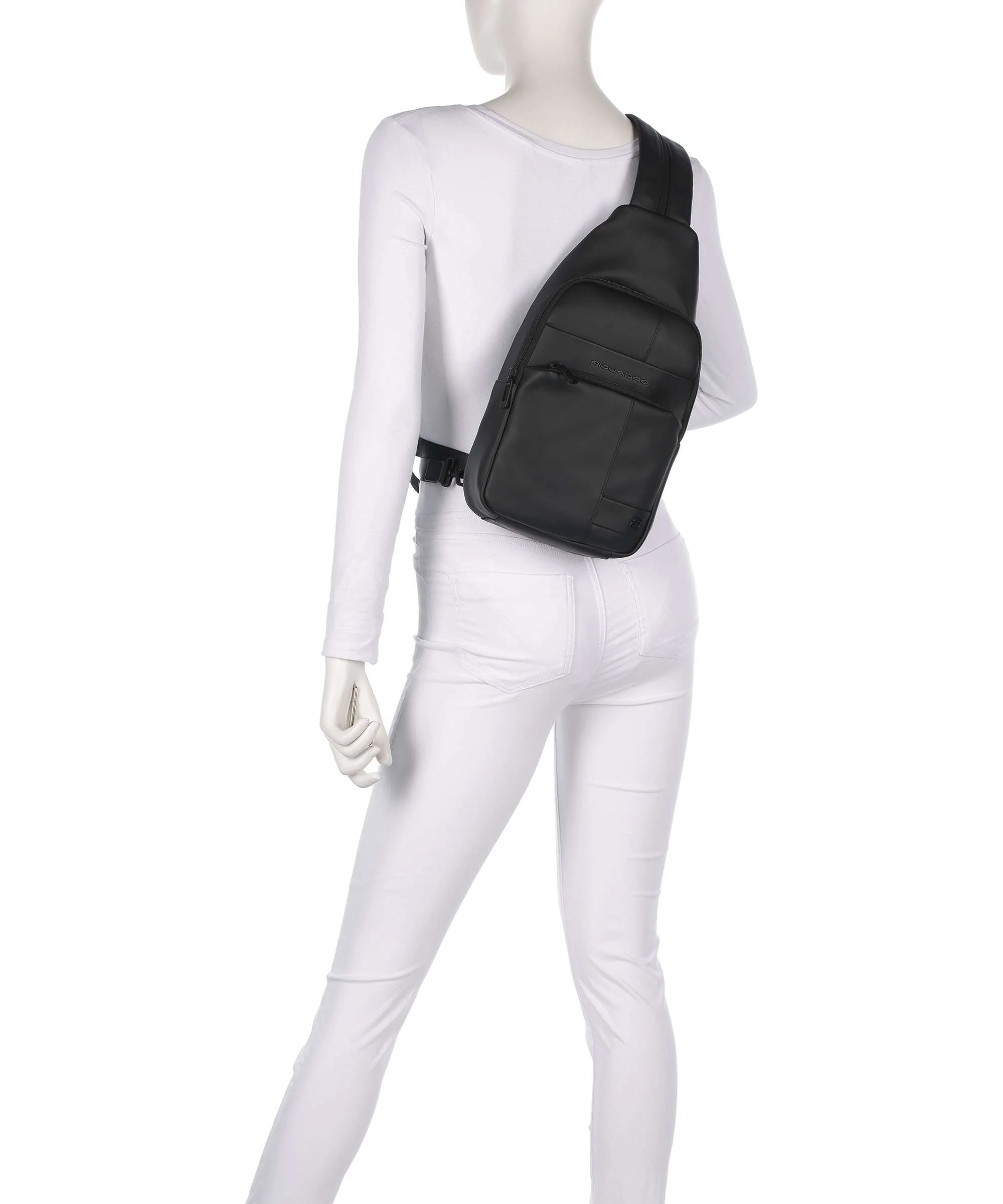 Piquadro W129W Sac sling nero - Image 3