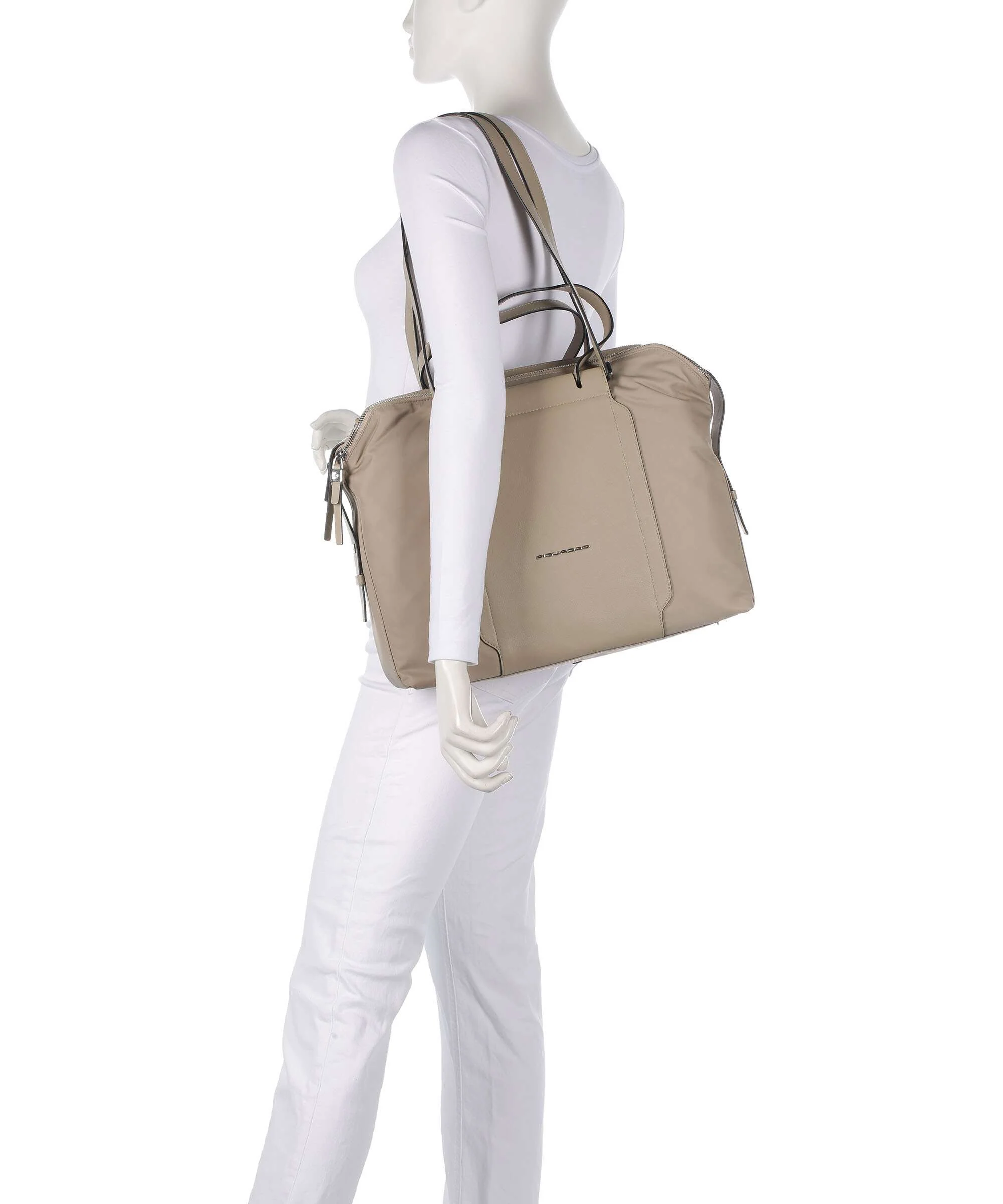 Piquadro W92T Cabas beige - Image 3