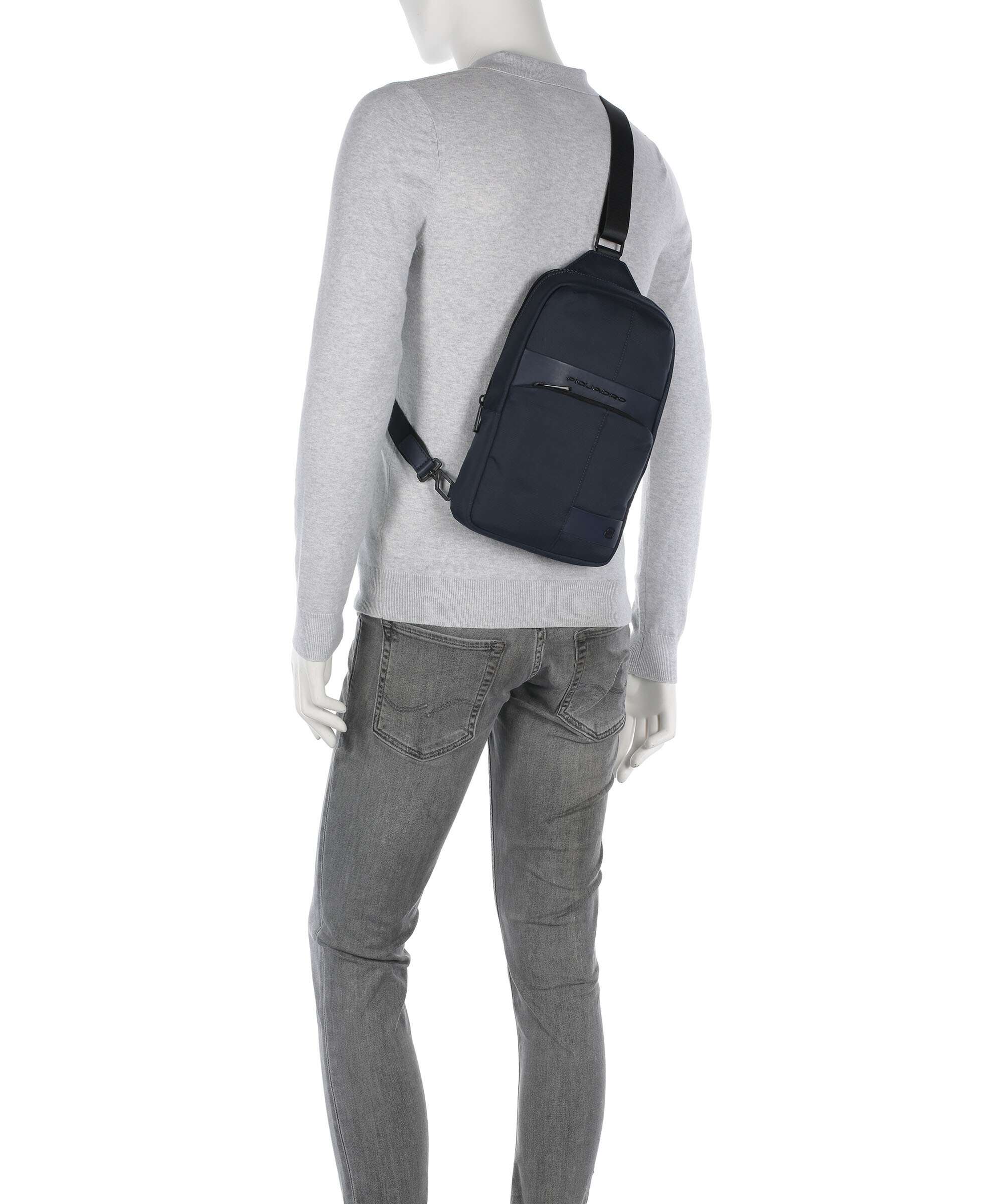 Piquadro Wollem Sac sling blu notte - Image 4