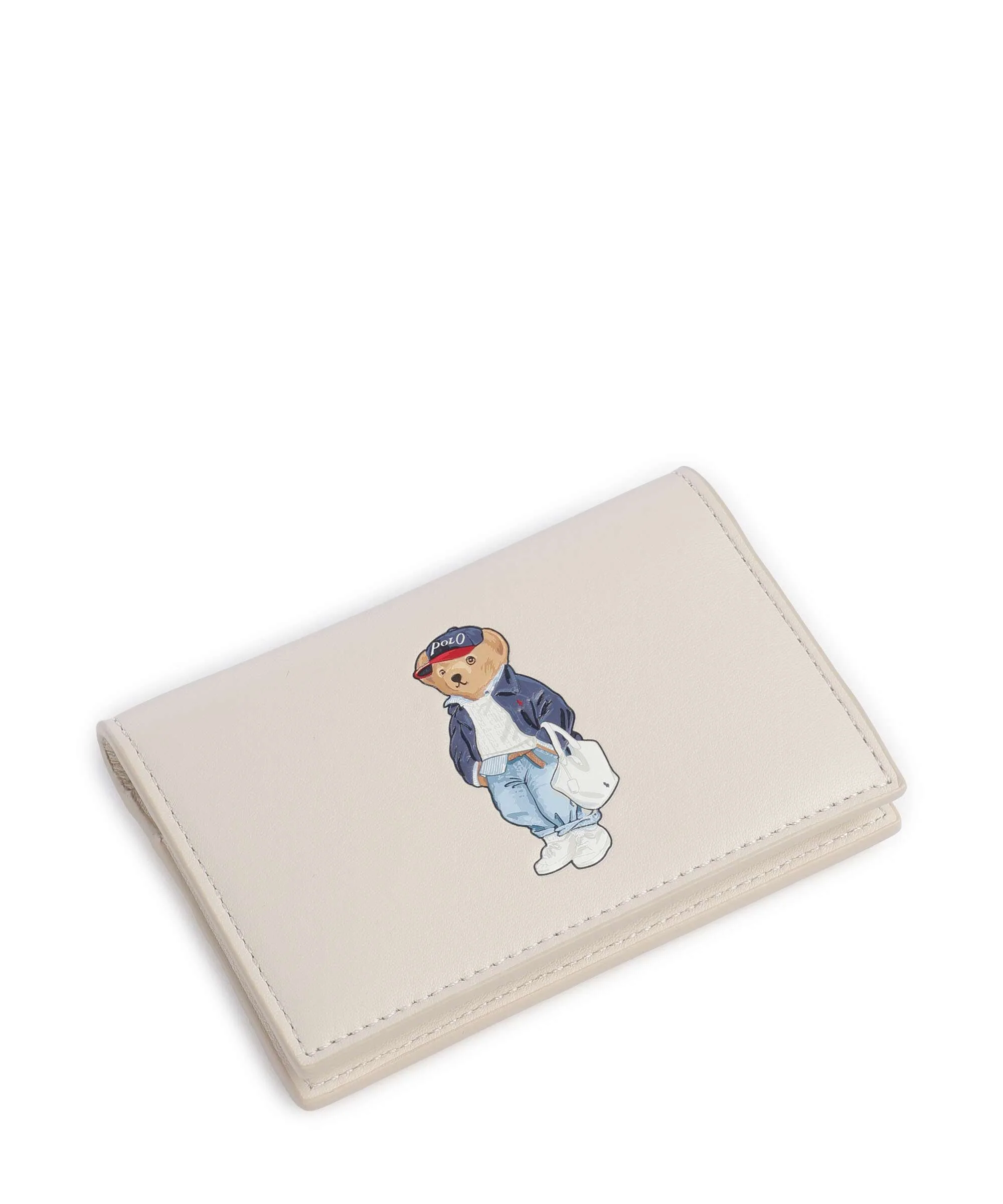 Polo Ralph Lauren Bear Spring Étui à cartes crédit cream - Image 4