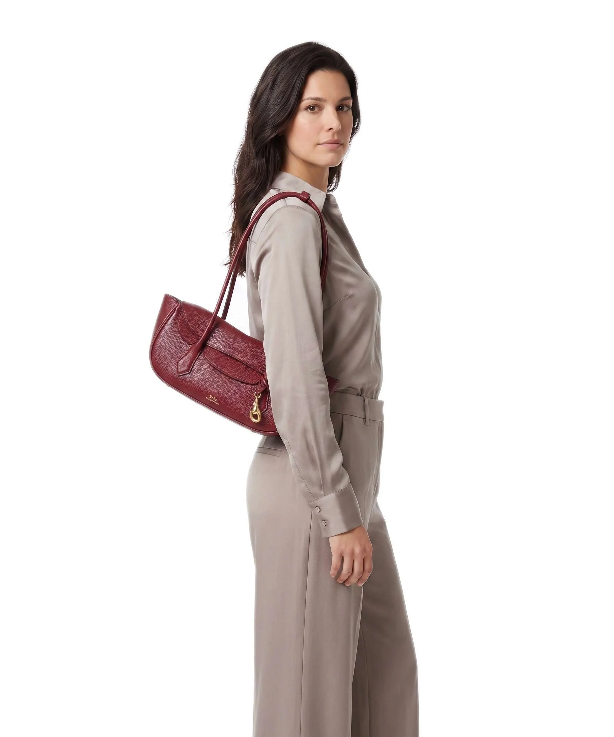 Polo Ralph Lauren Blaze Small Sac porté épaule currant - Image 3