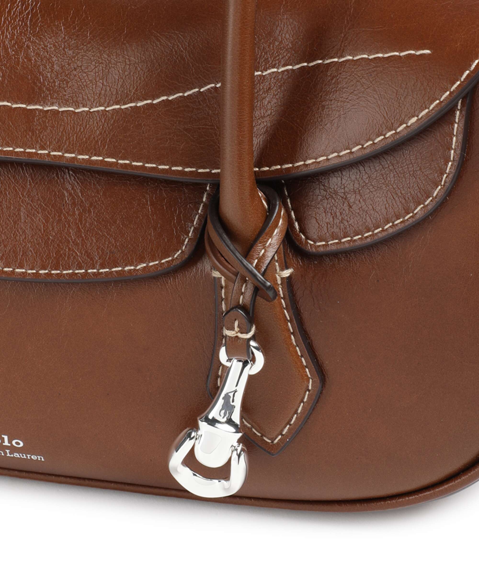 Polo Ralph Lauren Blaze Small Sac porté épaule chestnut - Image 4