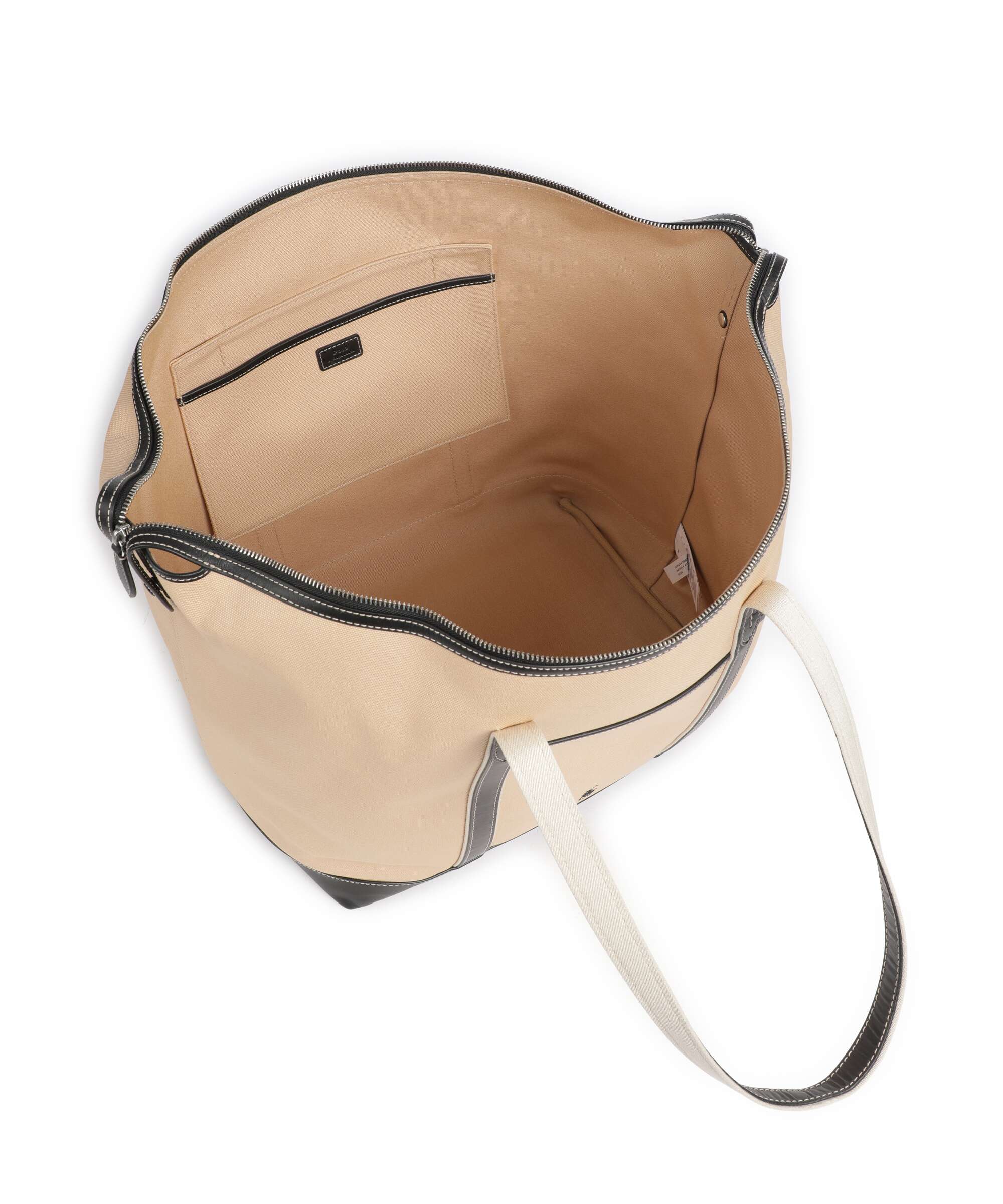 Polo Ralph Lauren Canvas Large Cabas porcelain/black - Image 5