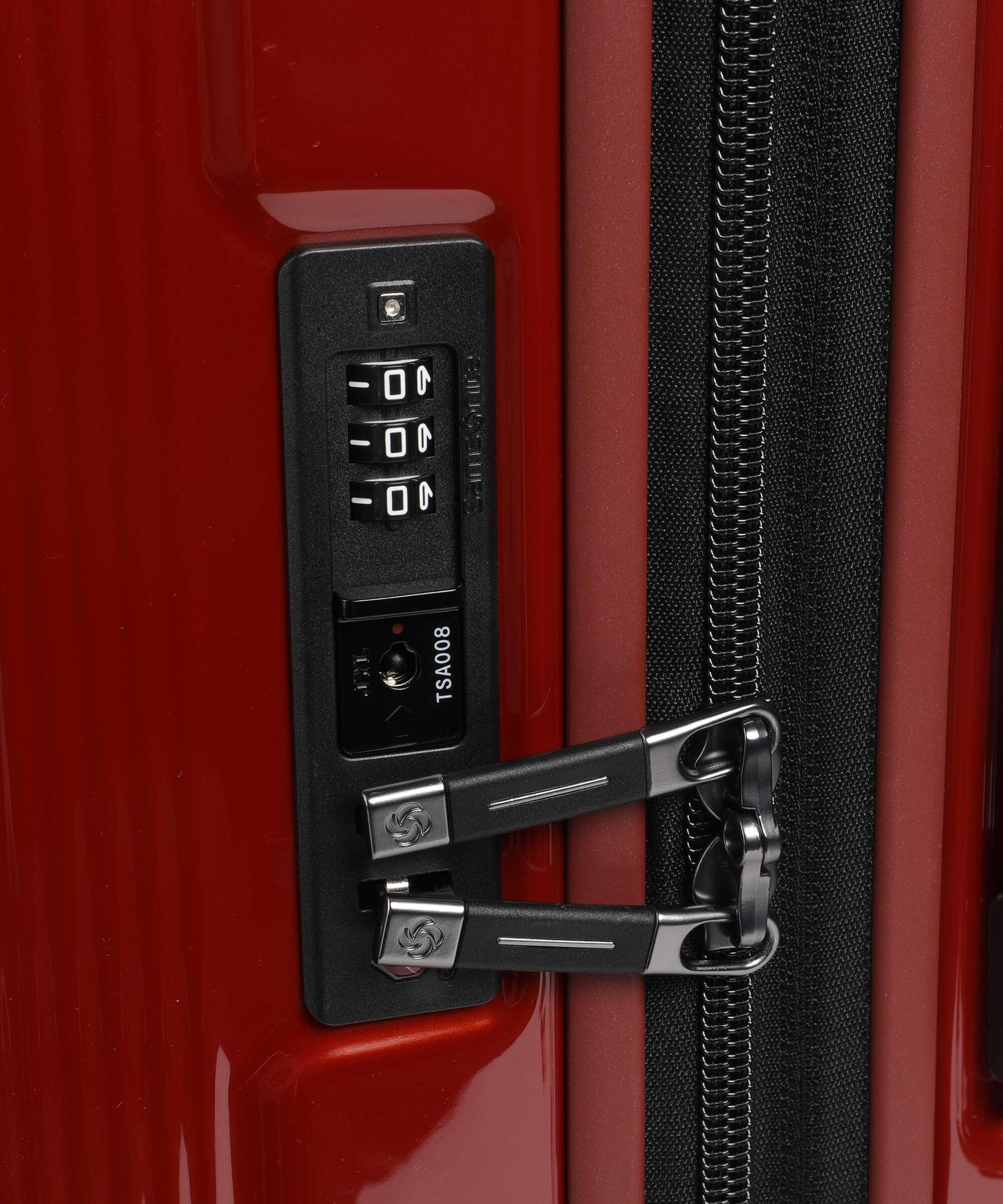 Samsonite Nuon Valise 4 roues metallic red - Image 3