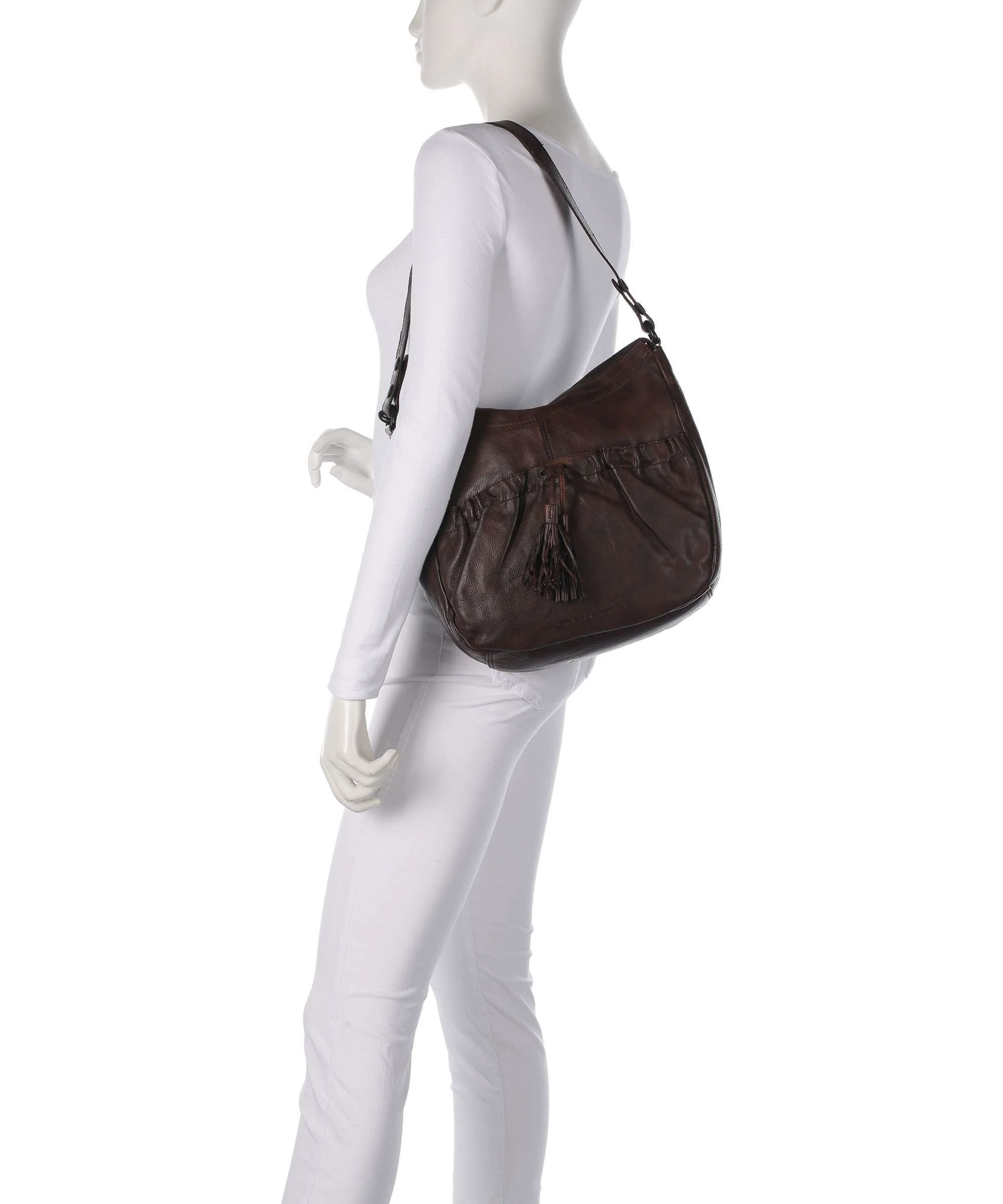 Spikes & Sparrow Apache Jinny Sac fourre-tout dark brown - Image 3