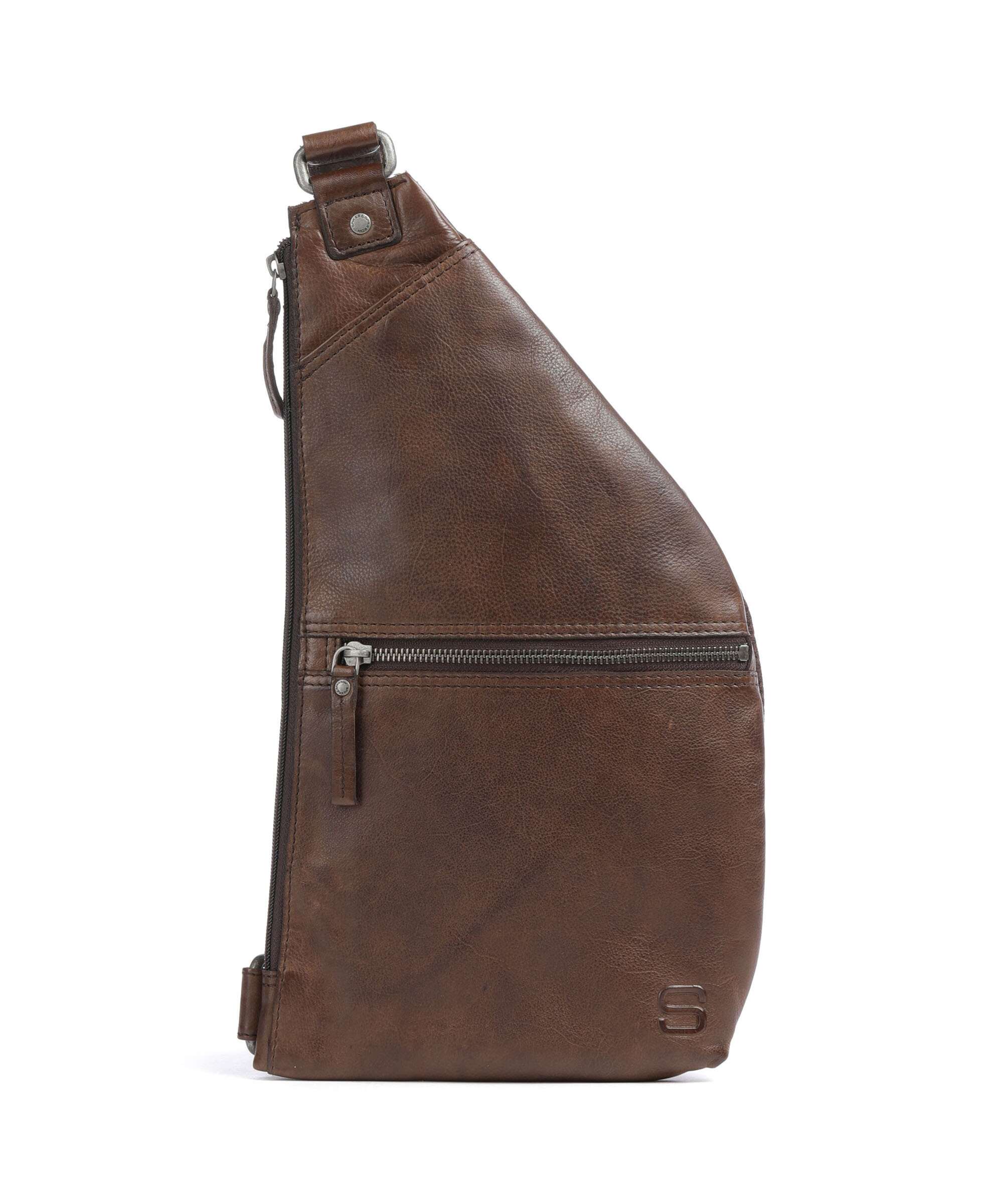 Spikes & Sparrow Apache Reese Sac sling dunkelbraun