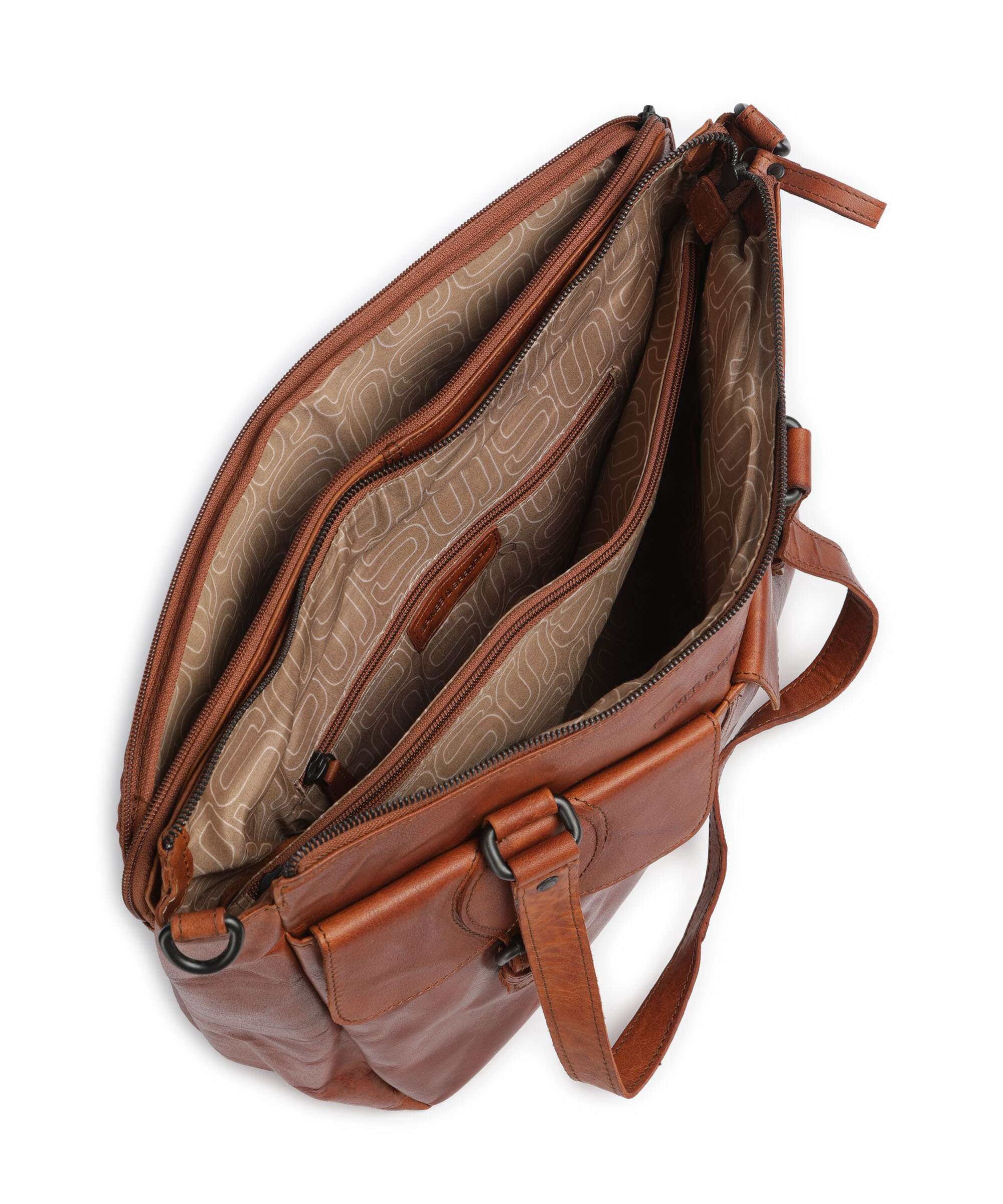 Spikes & Sparrow Bronco Fee Porte-document brandy - Image 5