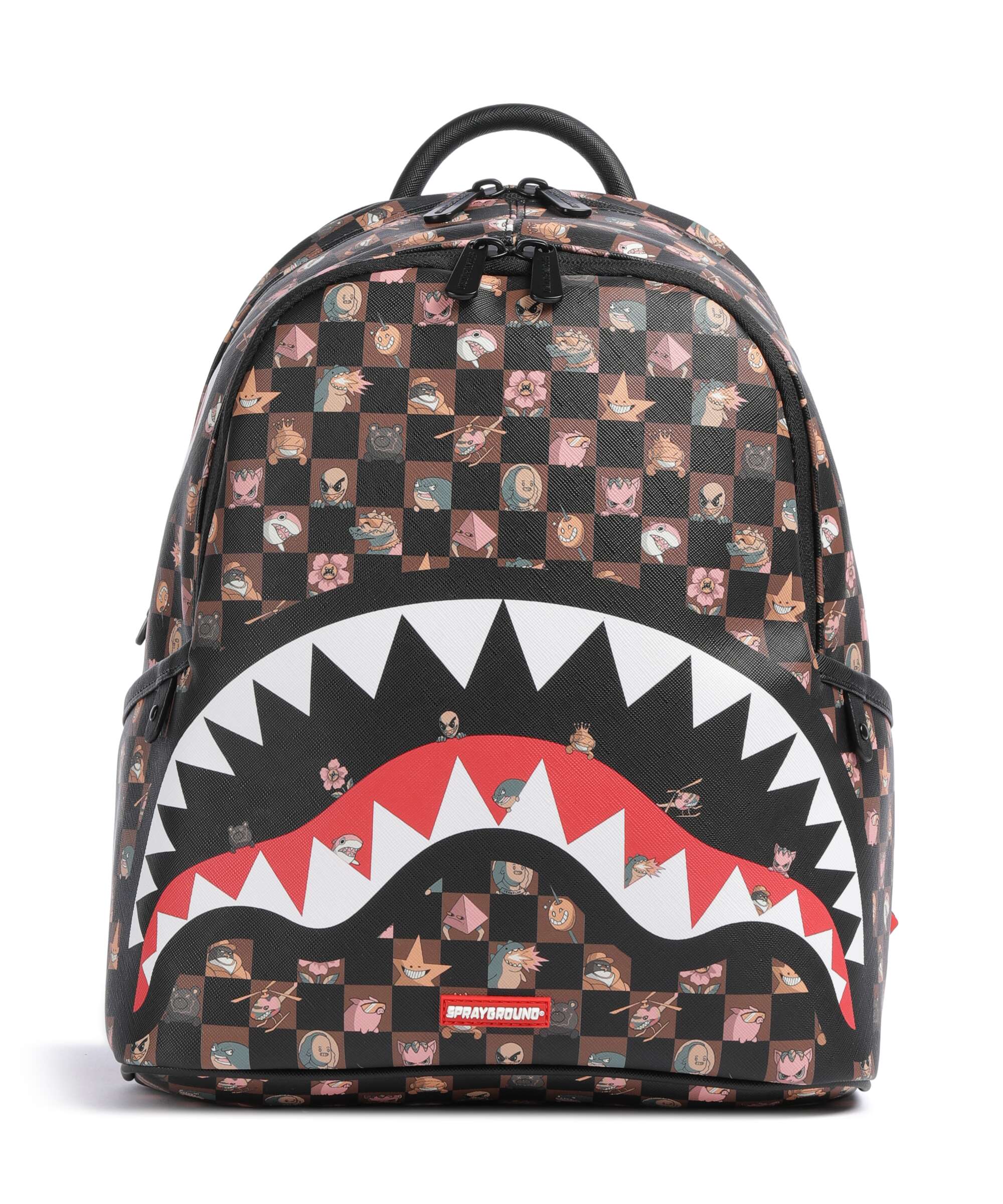 Sprayground Peeking Characters Remix Sac à dos brown