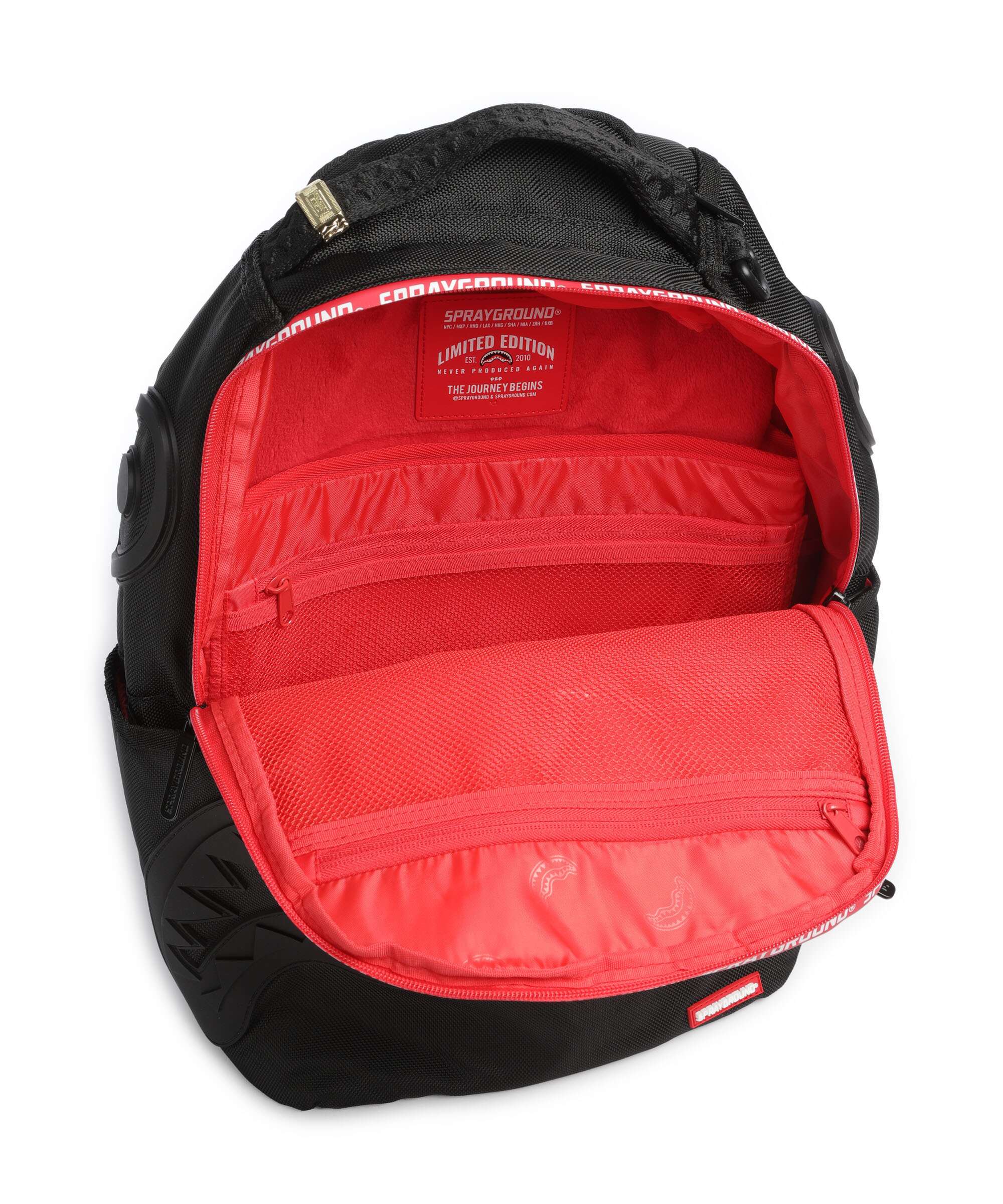 Sprayground Printed Zipper Shark Sac à dos black - Image 5