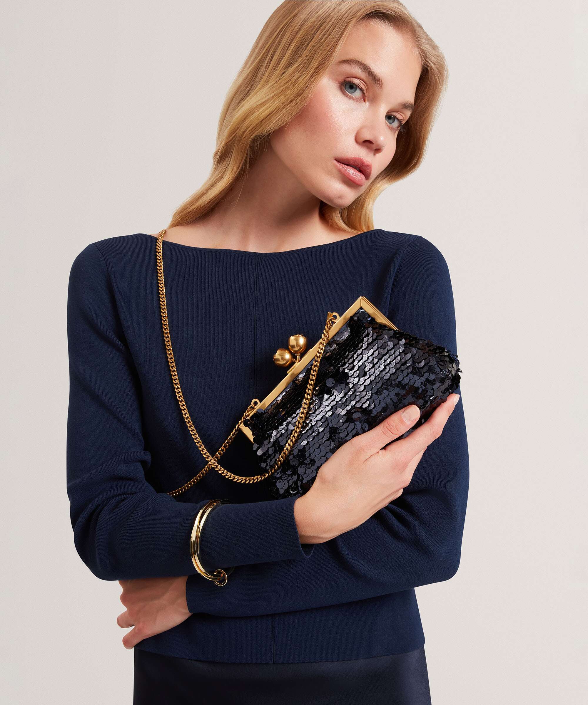 Ted Baker Sequinz Sac bandoulière navy - Image 3