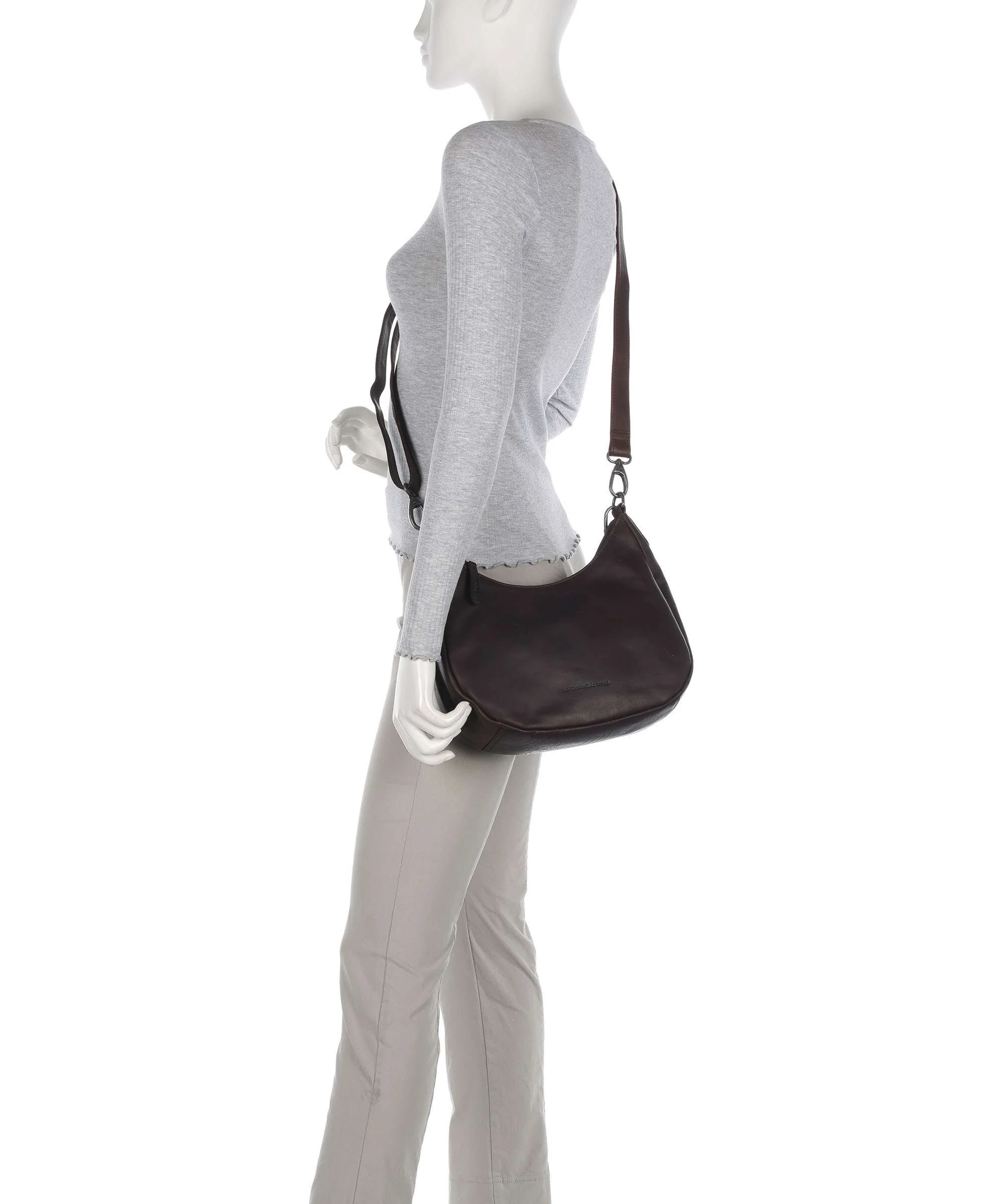 The Chesterfield Brand Cow Wax Pull Up Alexandria Sac porté épaule brown - Image 4