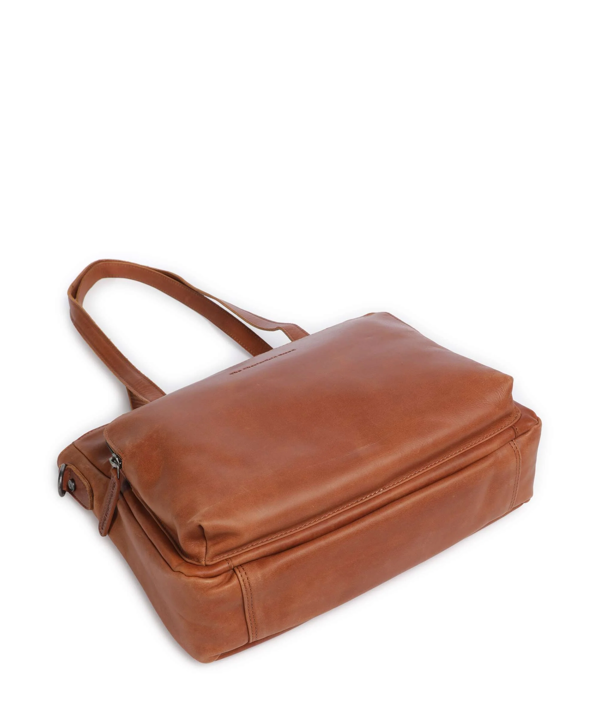 The Chesterfield Brand Cow Wax Pull Up Alicante Cabas cognac - Image 5