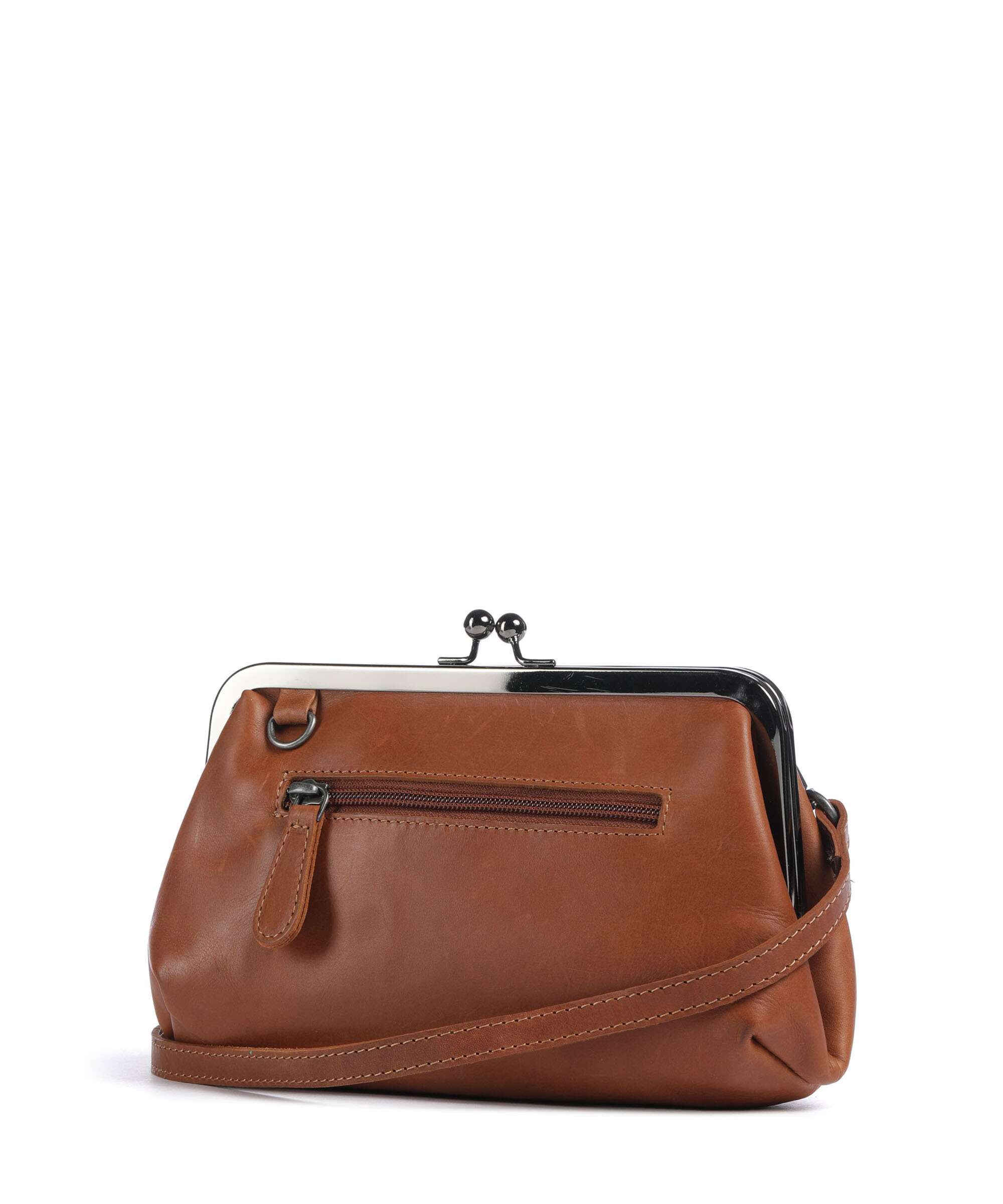 The Chesterfield Brand Cow Wax Pull Up Andrade Sac porté épaule cognac - Image 2