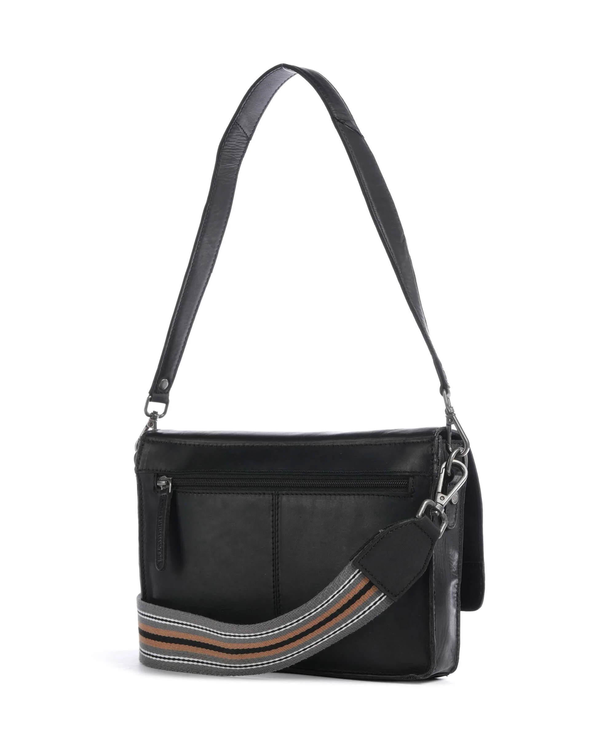 The Chesterfield Brand Cow Wax Pull Up Aviles Sac porté épaule black - Image 2