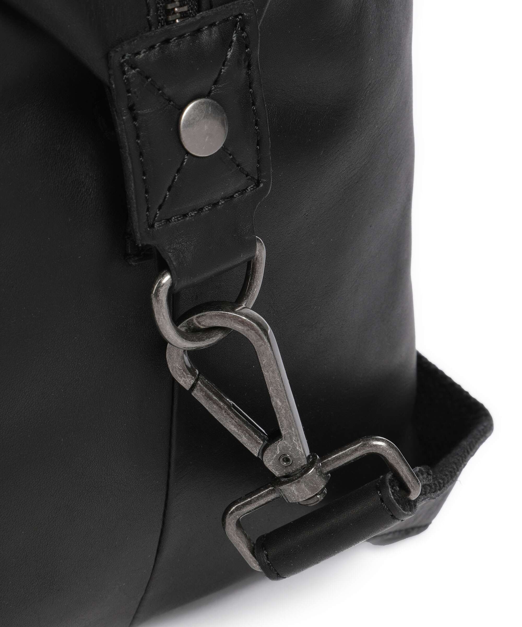 The Chesterfield Brand Cow Wax Pull Up Conor Sac week-end black - Image 3